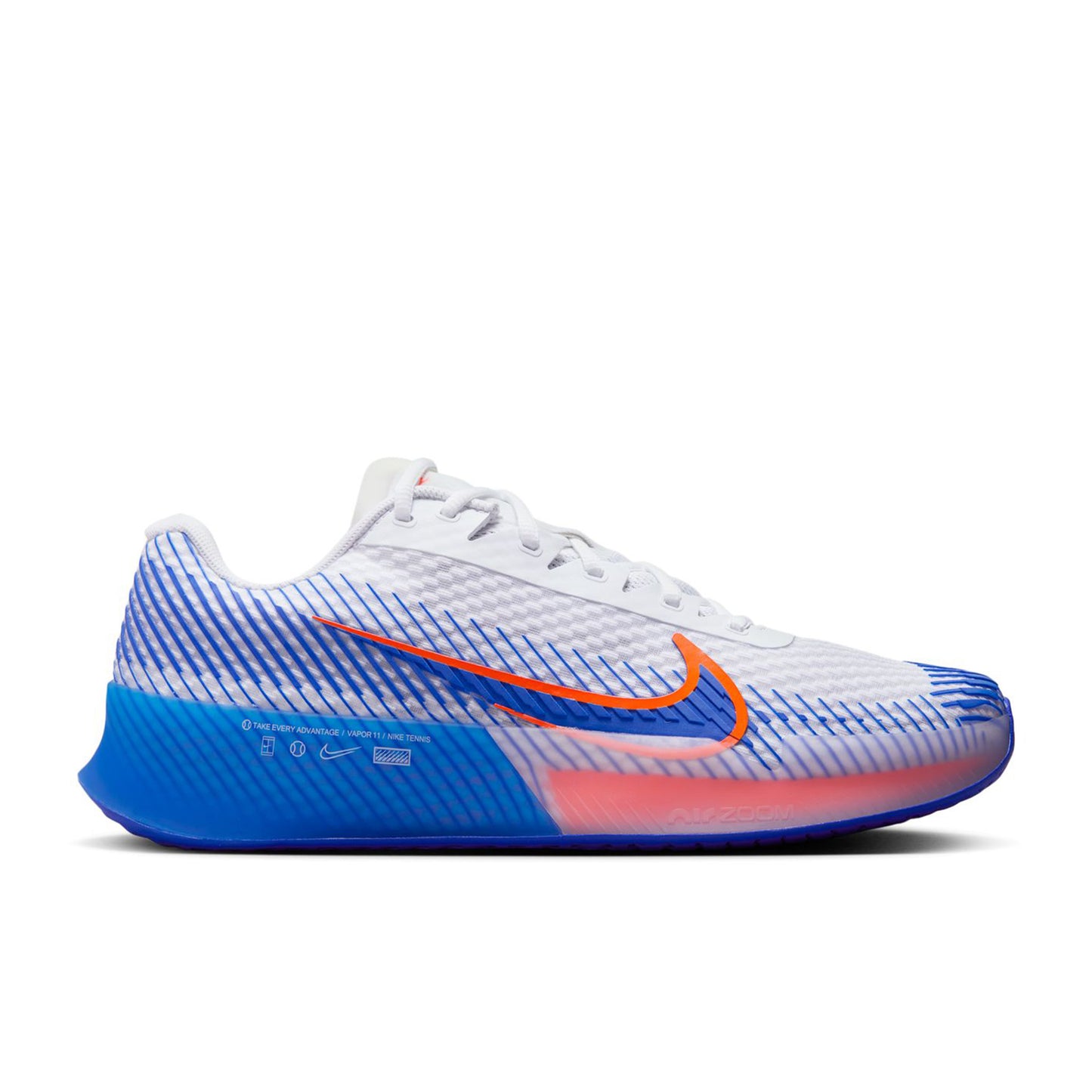 Nike Air Zoom Vapor 11 Scarpa per tutte le superfici Uomini - bianco, blu