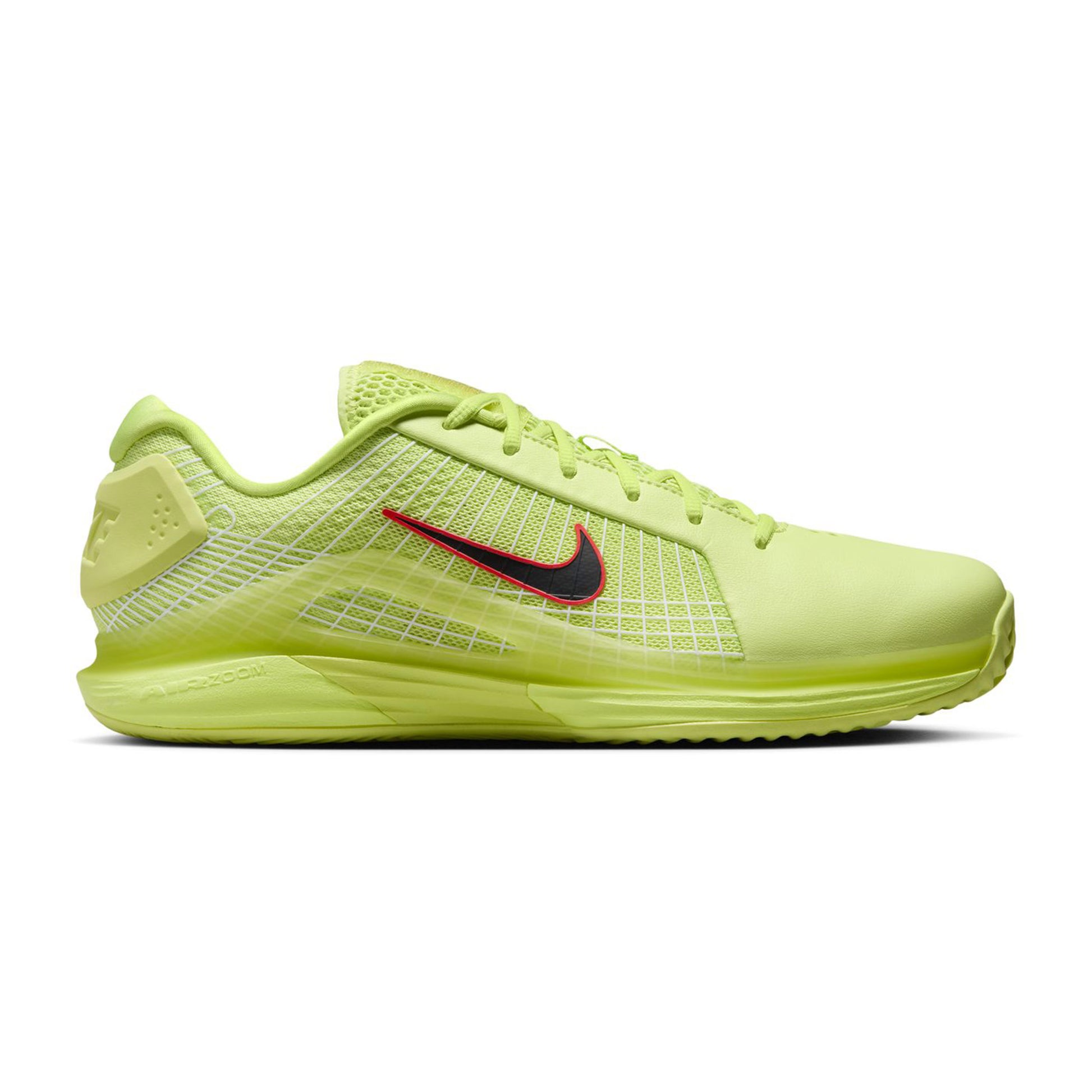 Nike Vapor 12 Hypersmash Scarpa Per Terra Rossa Uomini-Lime
