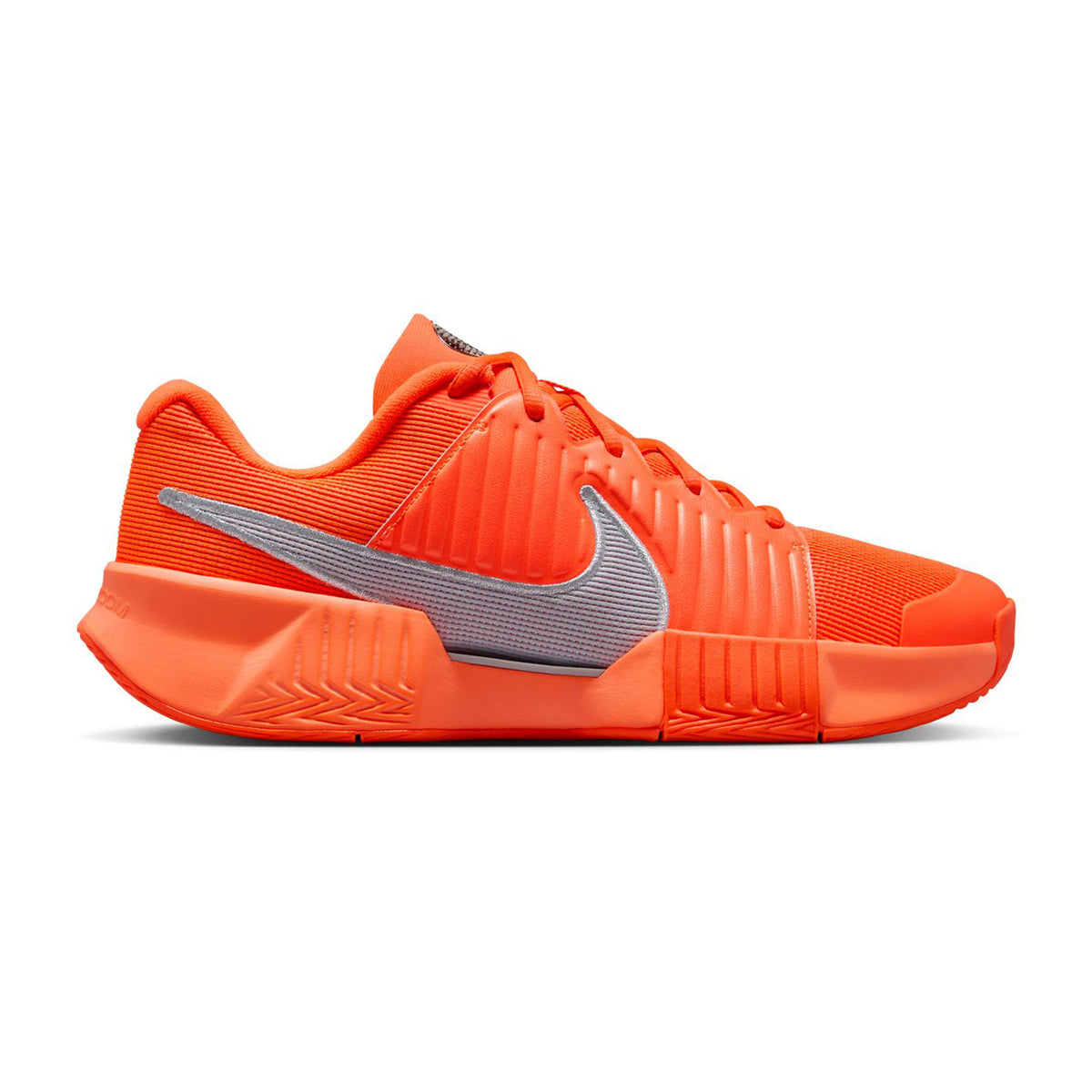 Nike GP Challenge Pro Scarpa Per Tutte Le Superfici Uomini-Rosso Neon,Argento