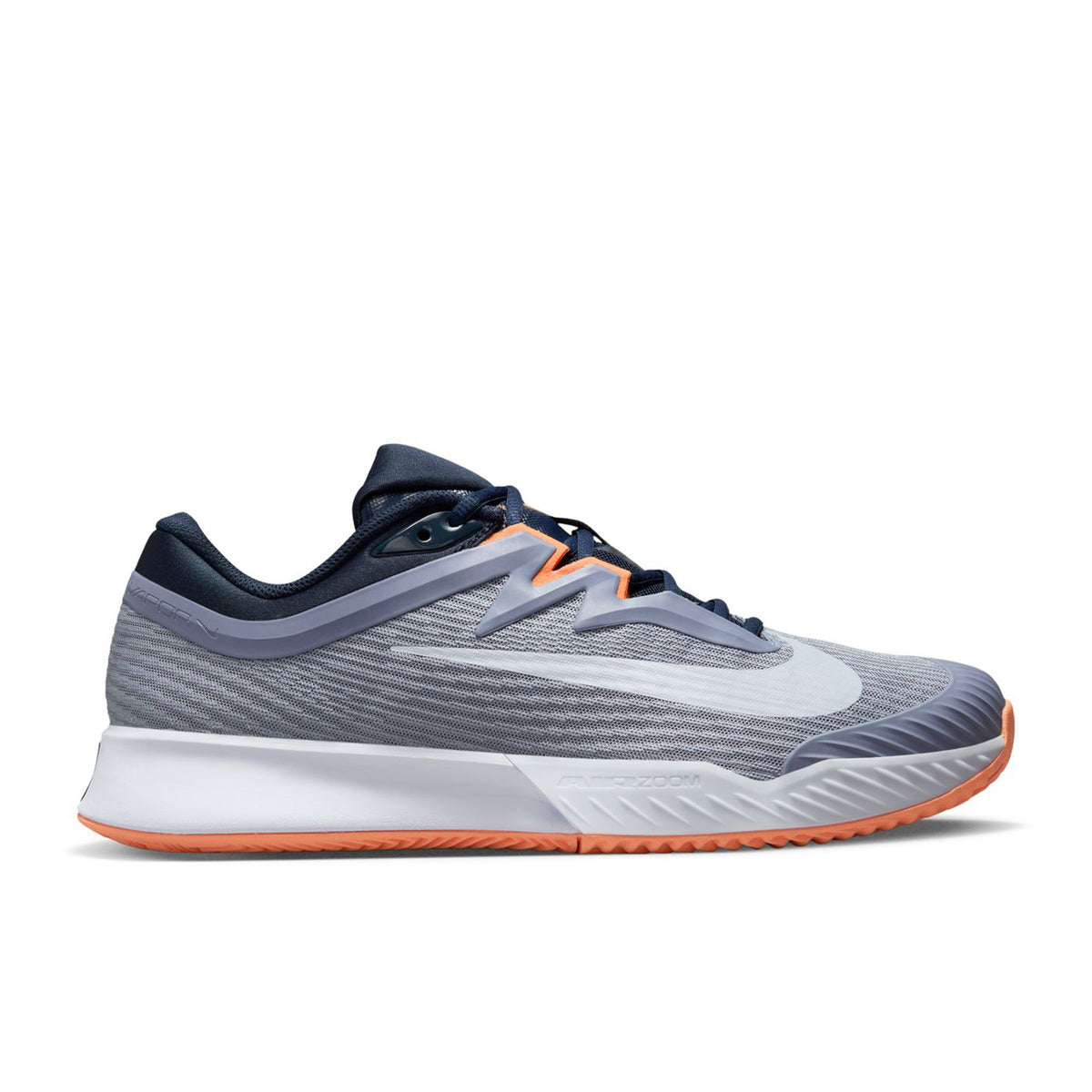 Nike Zoom Vapor Pro 3 Scarpa per terra rossa Uomini-grigio-blu, blu scuro
