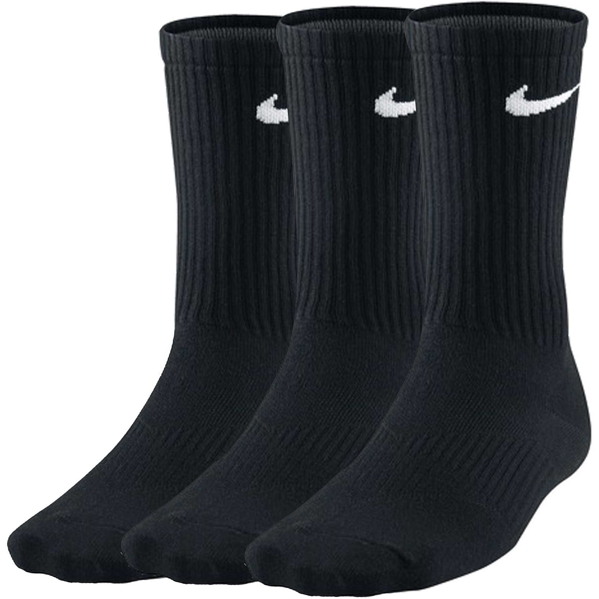 Nike Lightweight Crew Calzini da tennis Confezione da 3 Unisex - nero, bianco