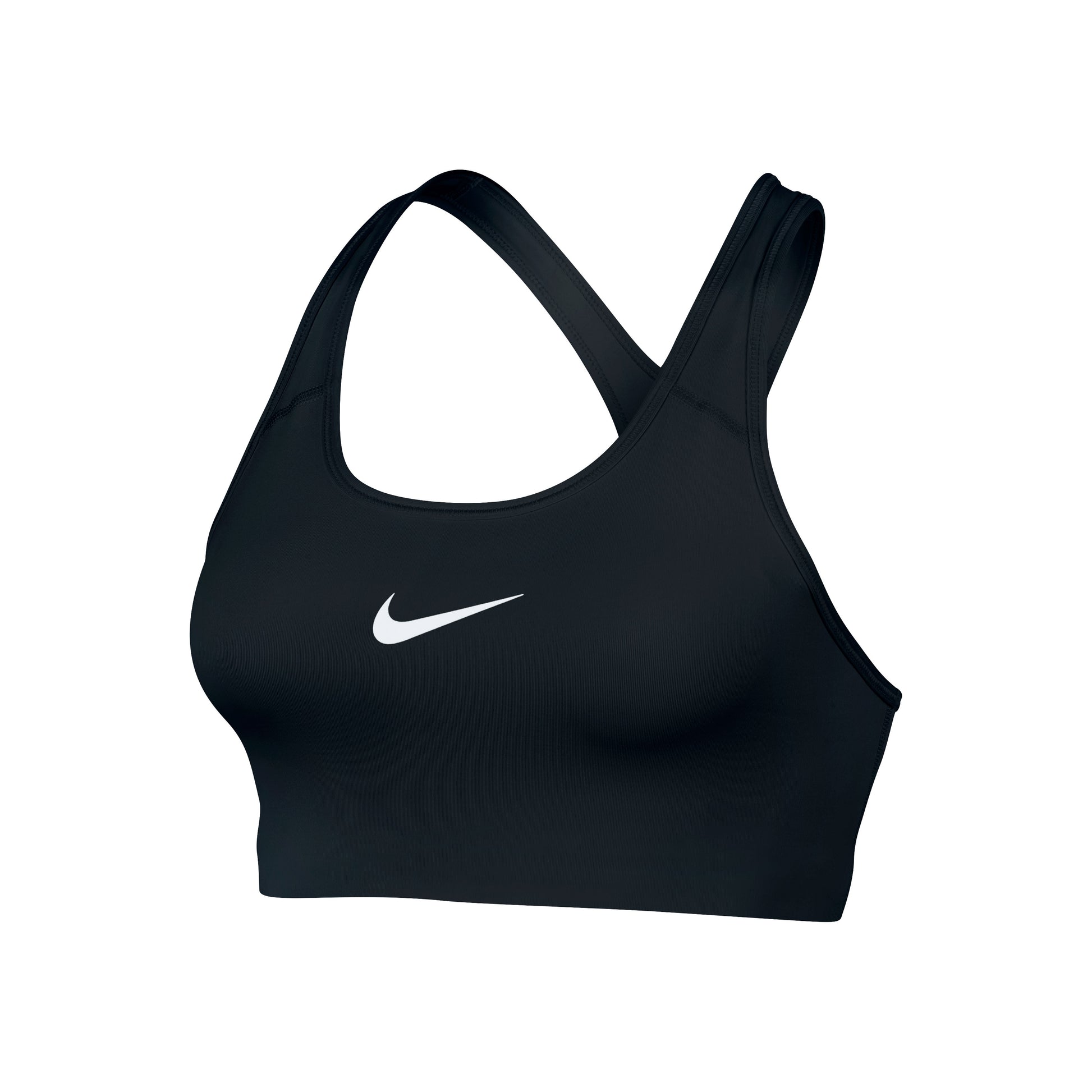 Nike Swoosh Reggiseni sportivi Donna - nero, bianco