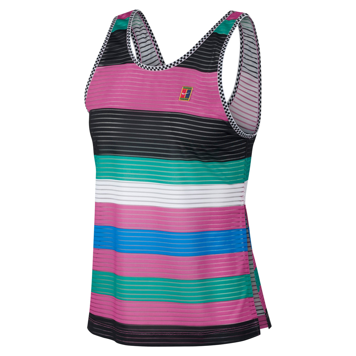 Nike Court Dri-FIT Printed Canottiera Donna - rosa, nero