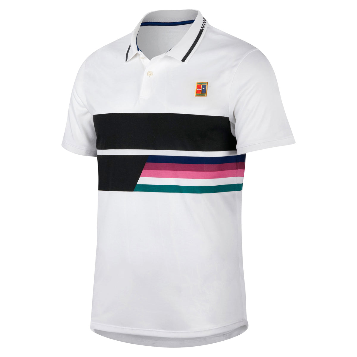 Nike Advantage Polo Uomini - bianco, nero
