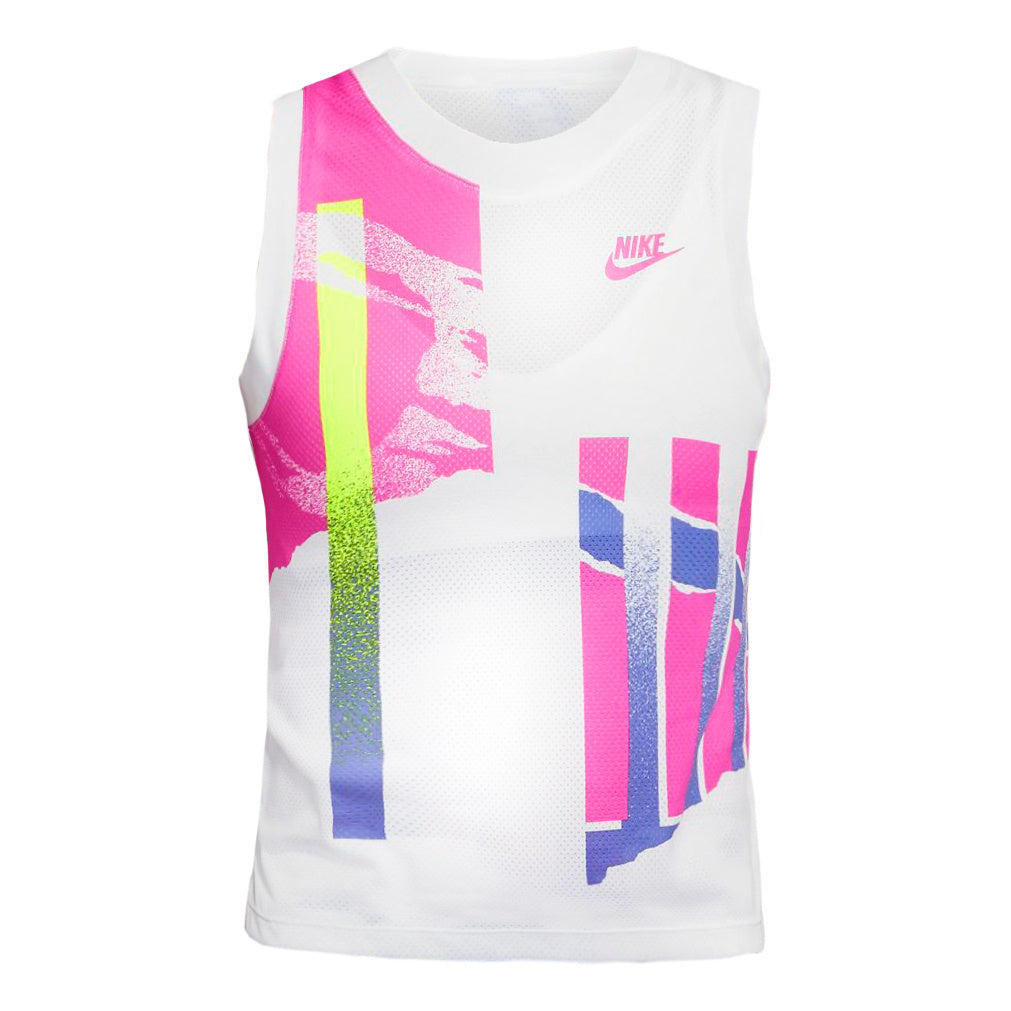 Nike Court Slam Canottiera Donna - bianco, multicolore