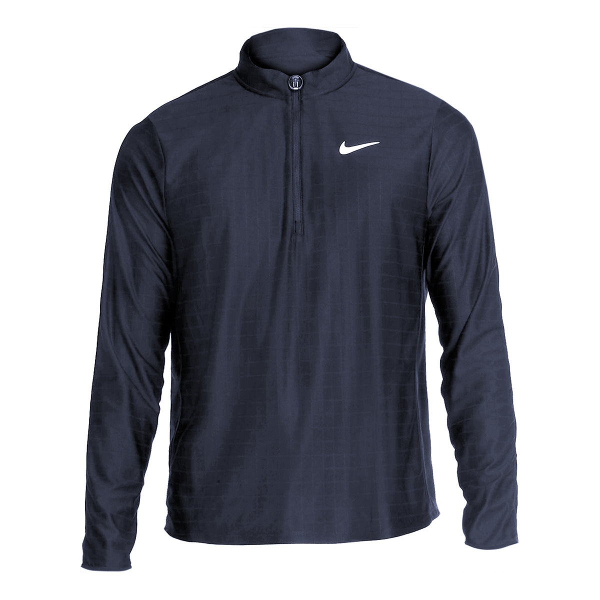 Nike Dri-Fit Half-Zip Manica lunga Uomini - blu scuro,