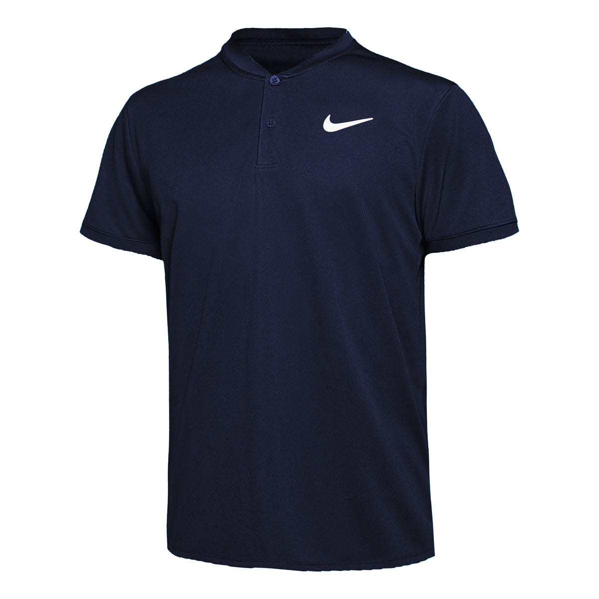 Nike Court Dry Blade Polo Uomini - blu scuro, bianco