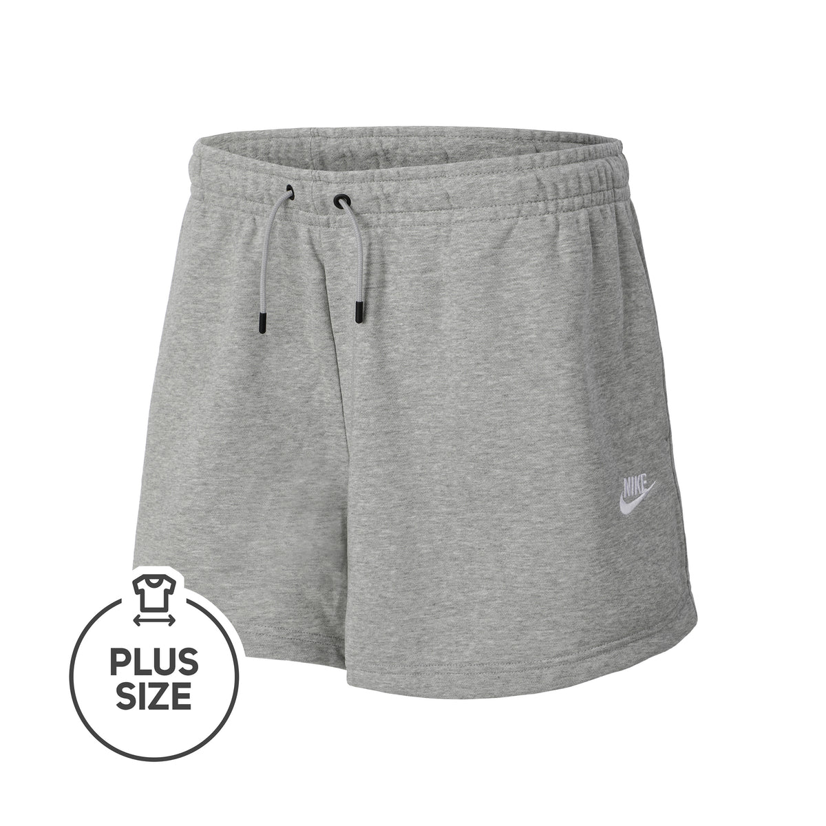 Nike Plus Size Pantaloncini Donna - grigio chiaro,