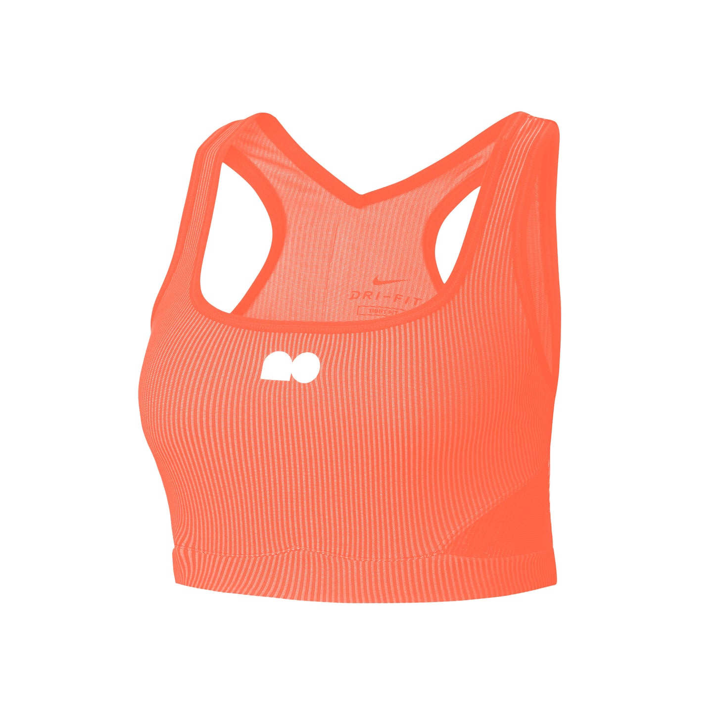 Nike Court NJC Naomi Osaka Crop Canottiera Donna - arancione, bianco