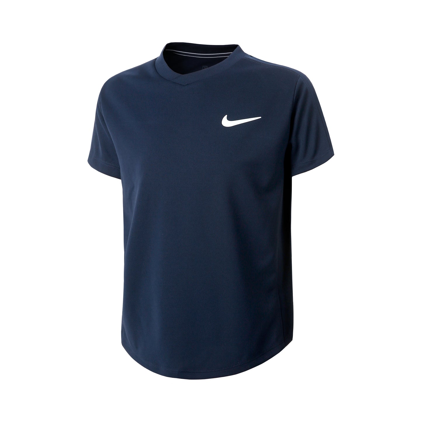 Nike Court Dri-Fit Maglietta Ragazzi - blu scuro, bianco