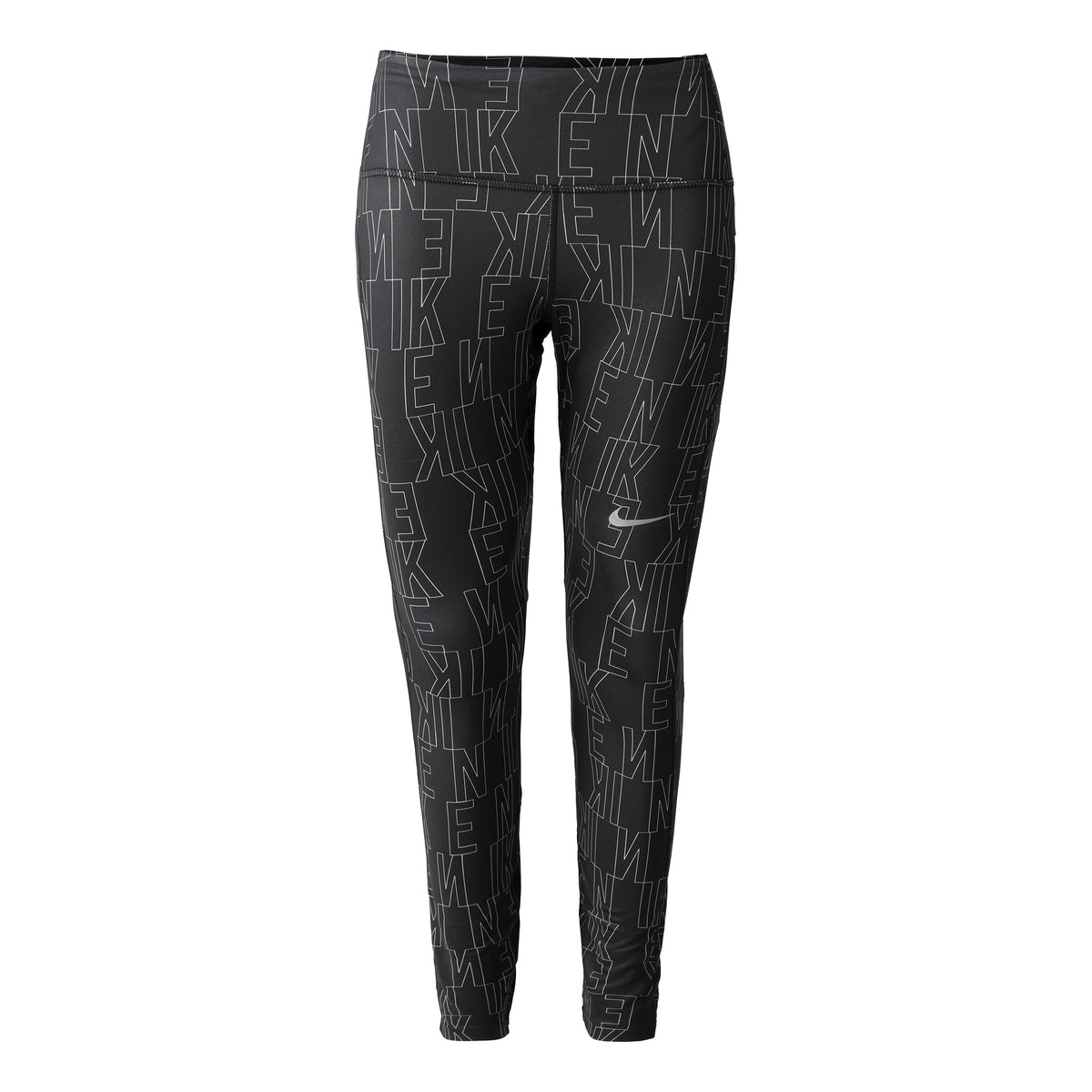 Nike Dri-Fit DVN Fast Calzamaglia Donna-Nero,Grigio