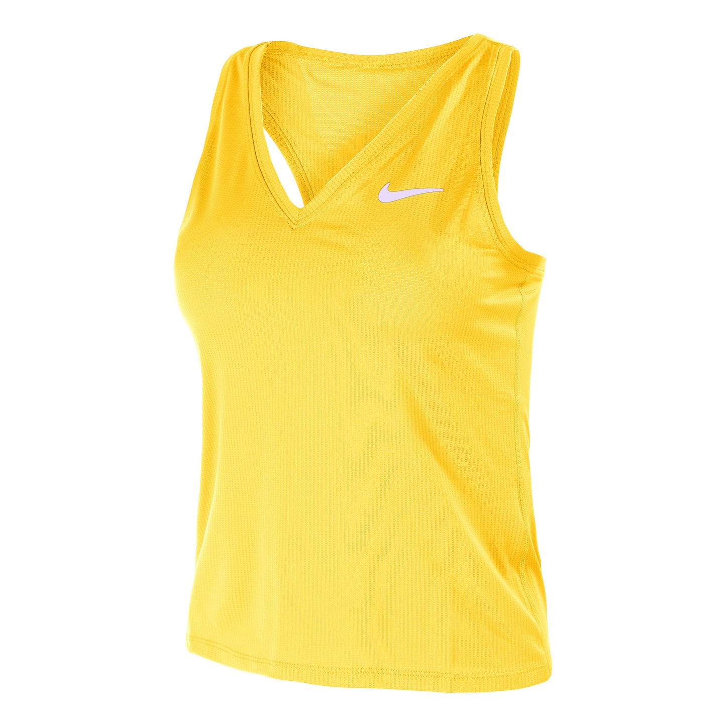 Nike Dri-Fit Victory Court Canottiera Donna - giallo oro, bianco