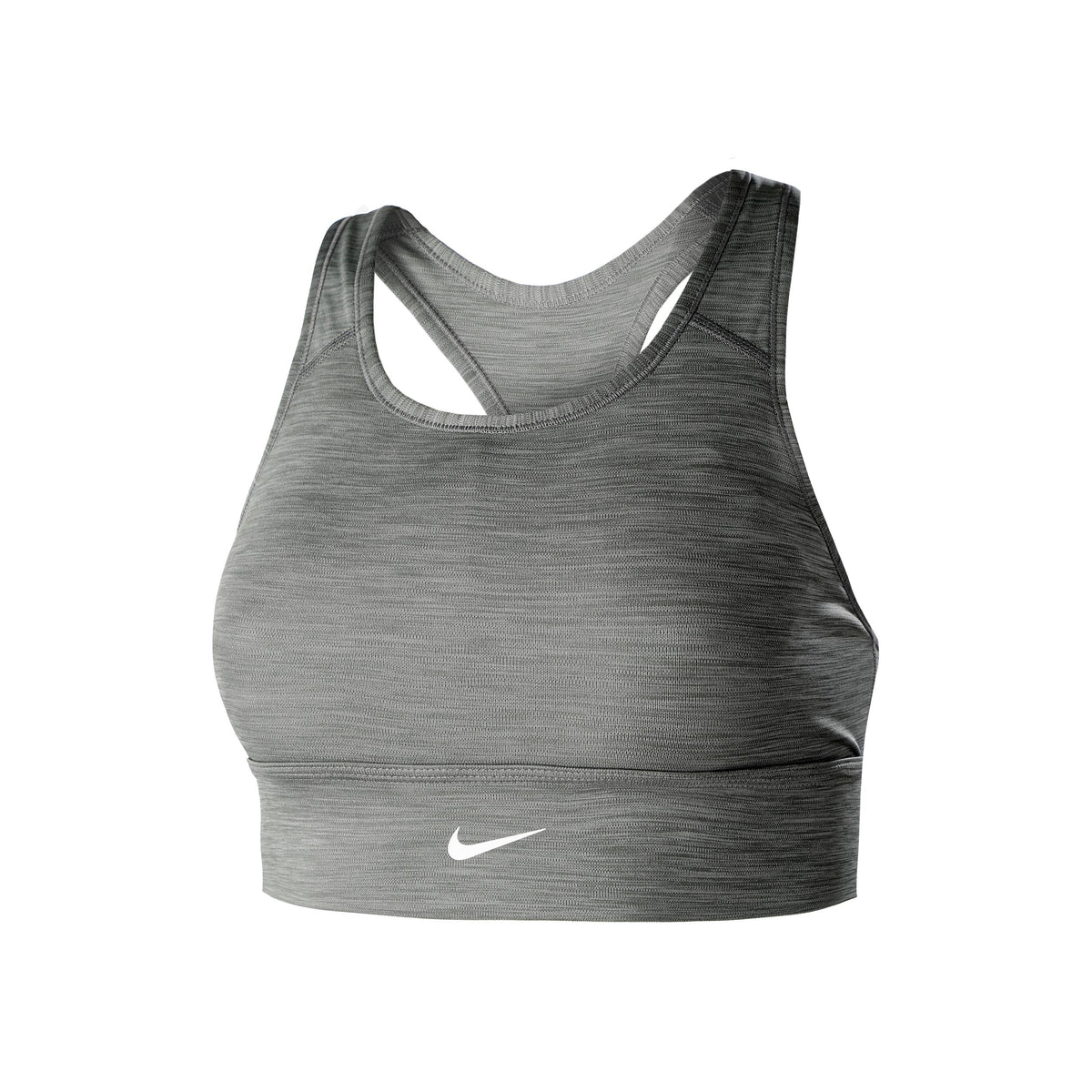 Nike Swoosh Long Line Reggiseni sportivi Donna - grigio, bianco