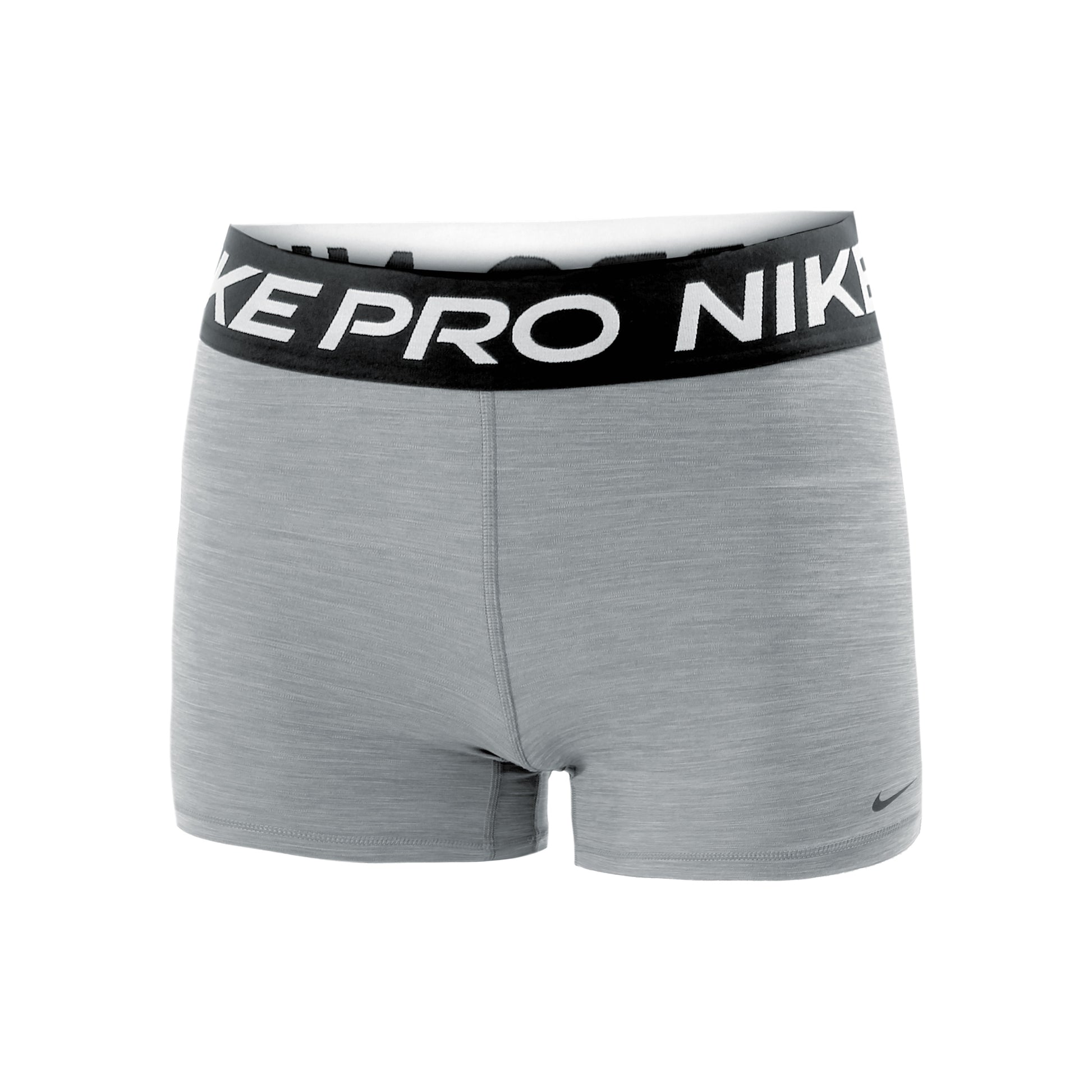 Nike Pro 3in Pantaloncino Attillato Donna-Grigio,Nero