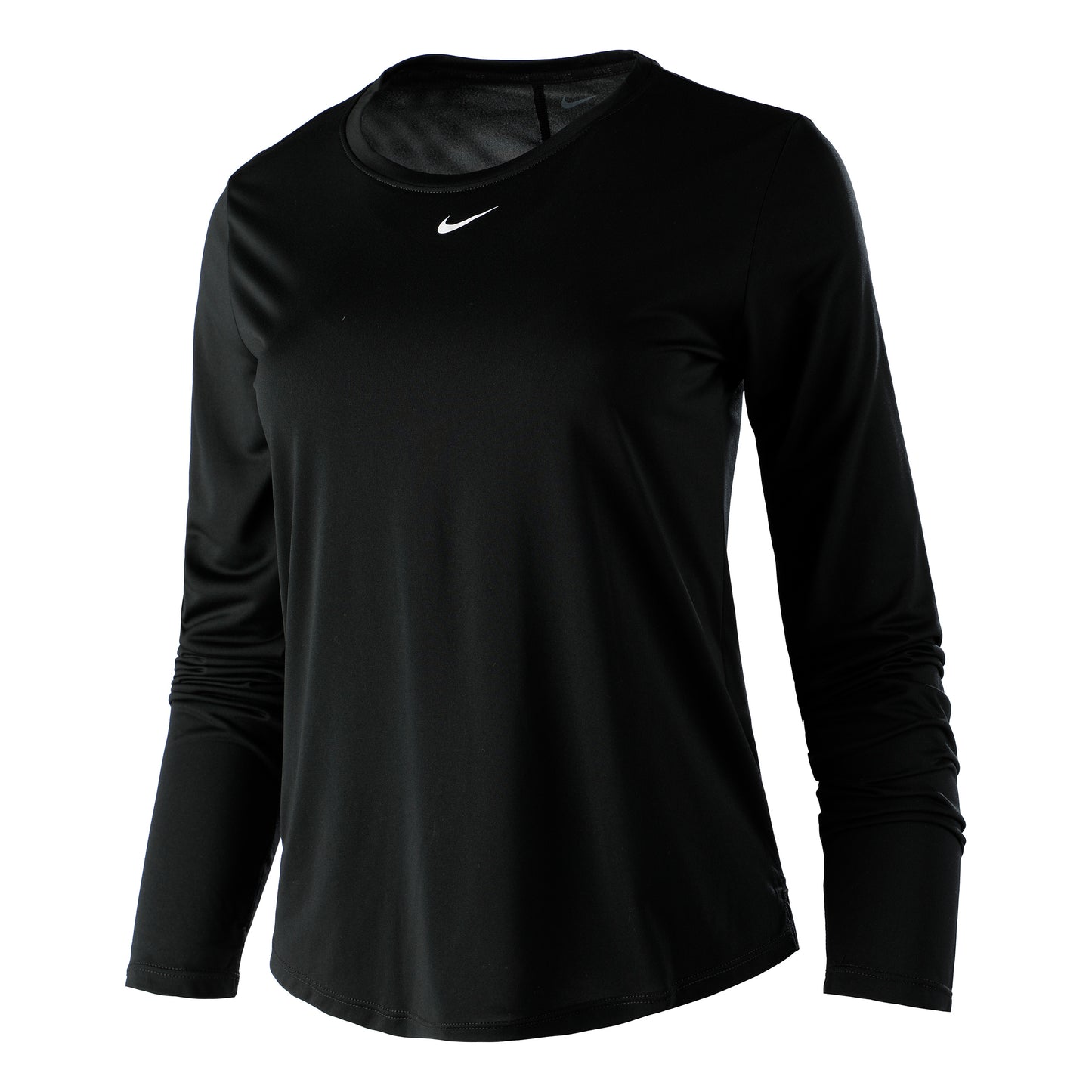 Nike Dri-Fit One Standard Manica lunga Donna - nero, bianco