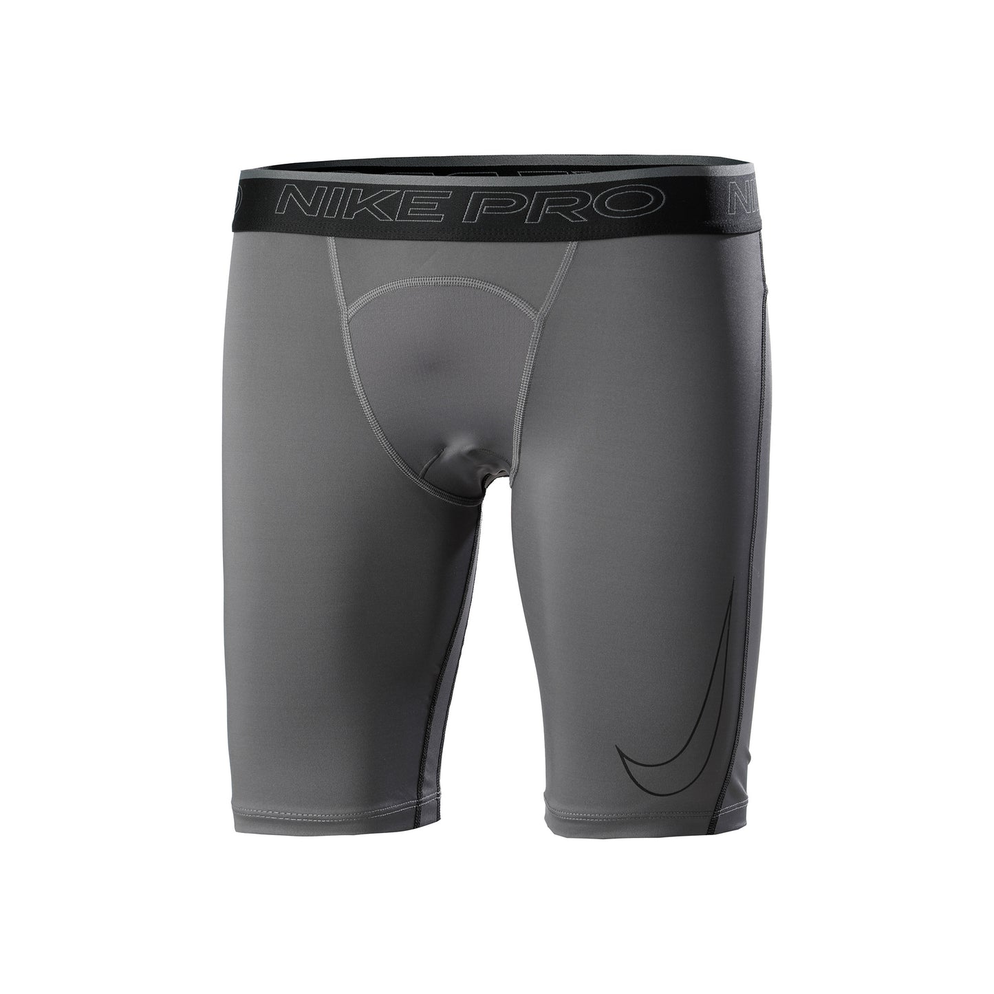 Nike Dri-Fit Pro Long Calzamaglia Da Corsa Uomini-Grigio, Nero