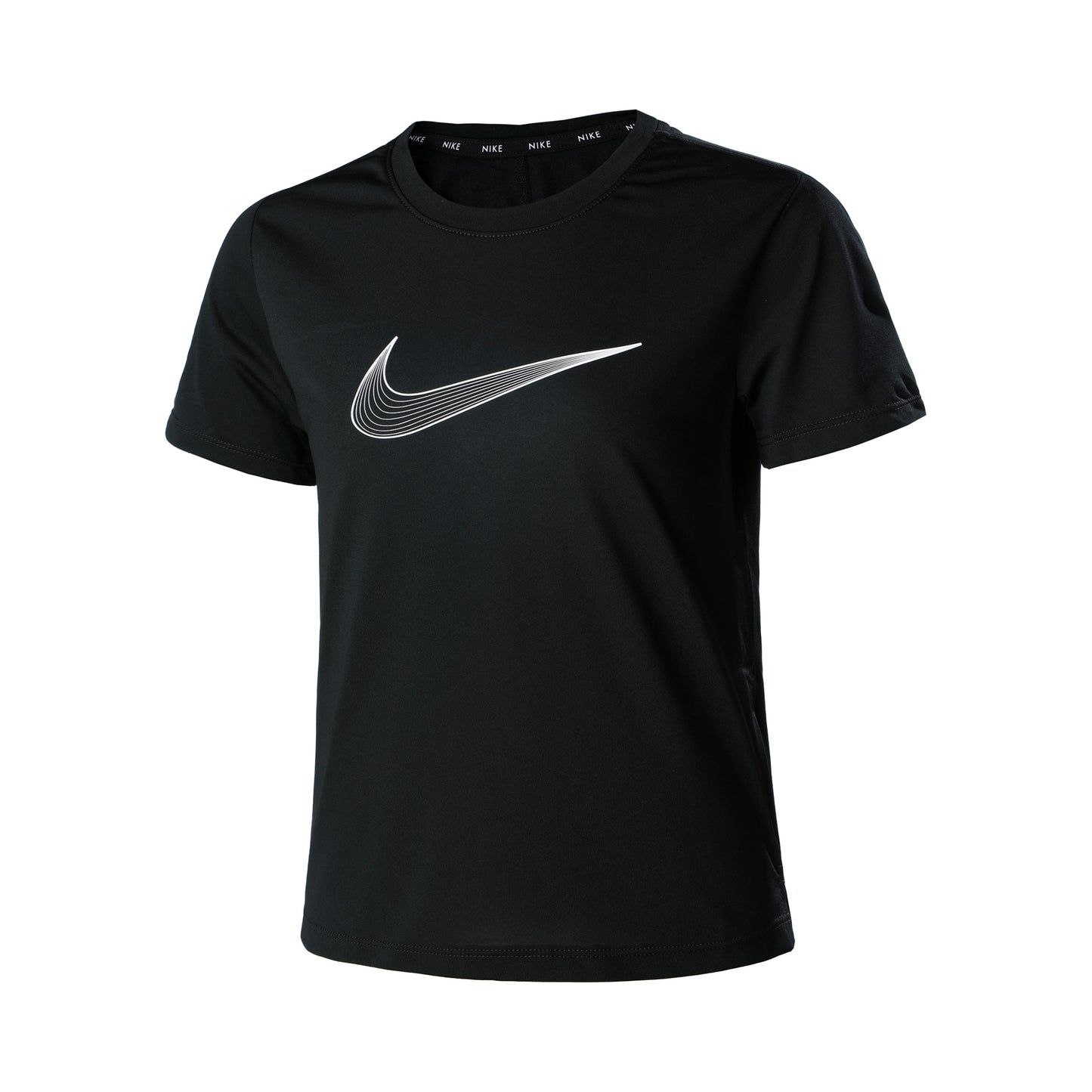 Nike Dri-Fit One Graphic Maglietta Ragazze-Nero,Bianco