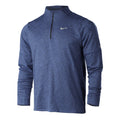 Dri-Fit Element Half-Zip Top da corsa Uomini - blu,