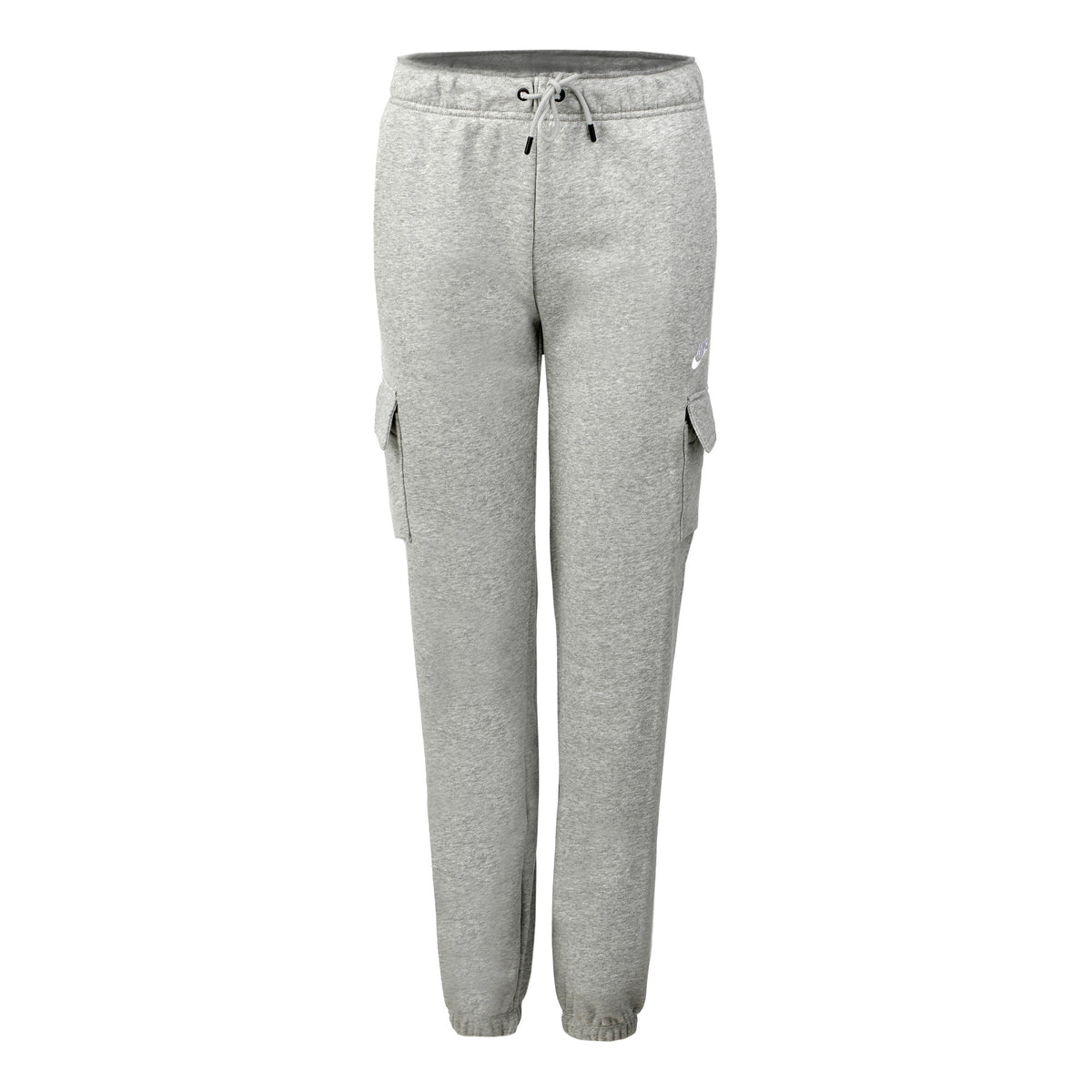 Nike Essential Fleece Medium-Rise Cargo Pantalone da allenamento Donna - grigio, bianco