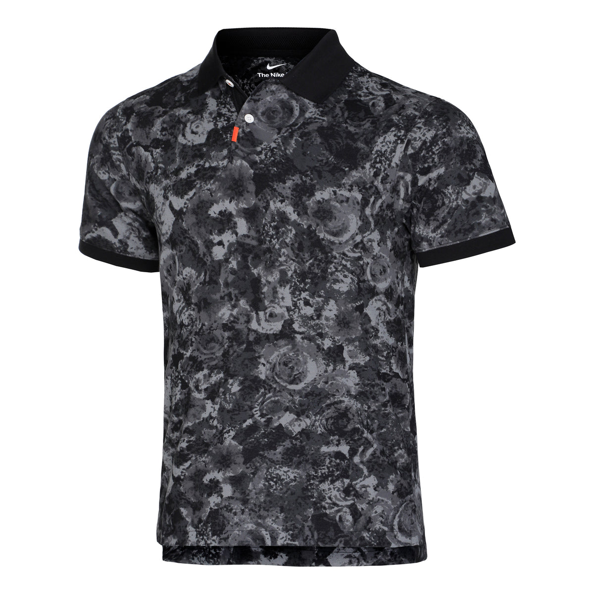 Nike Dri-Fit Printed Slim LN Polo Uomini - nero, grigio
