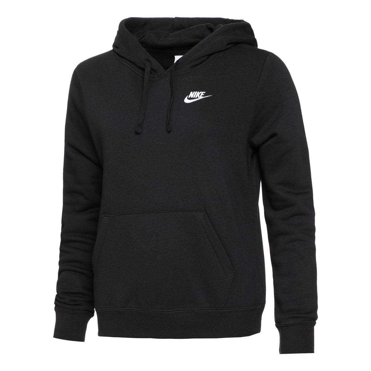 Nike New Sportswear Club Fleece STD Felpa con cappuccio Donna - nero,