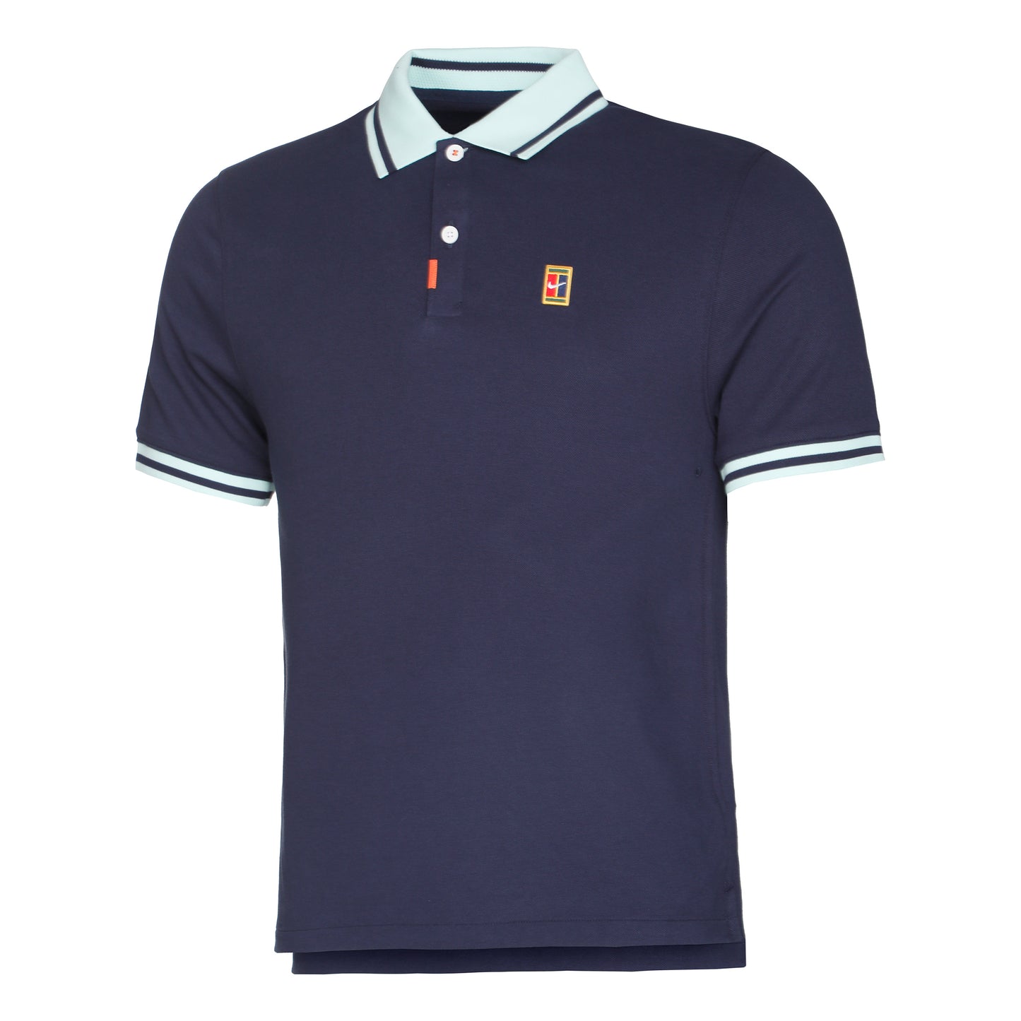 Nike Dri-Fit Heritage Slim 2 Polo Uomini - blu scuro, mint