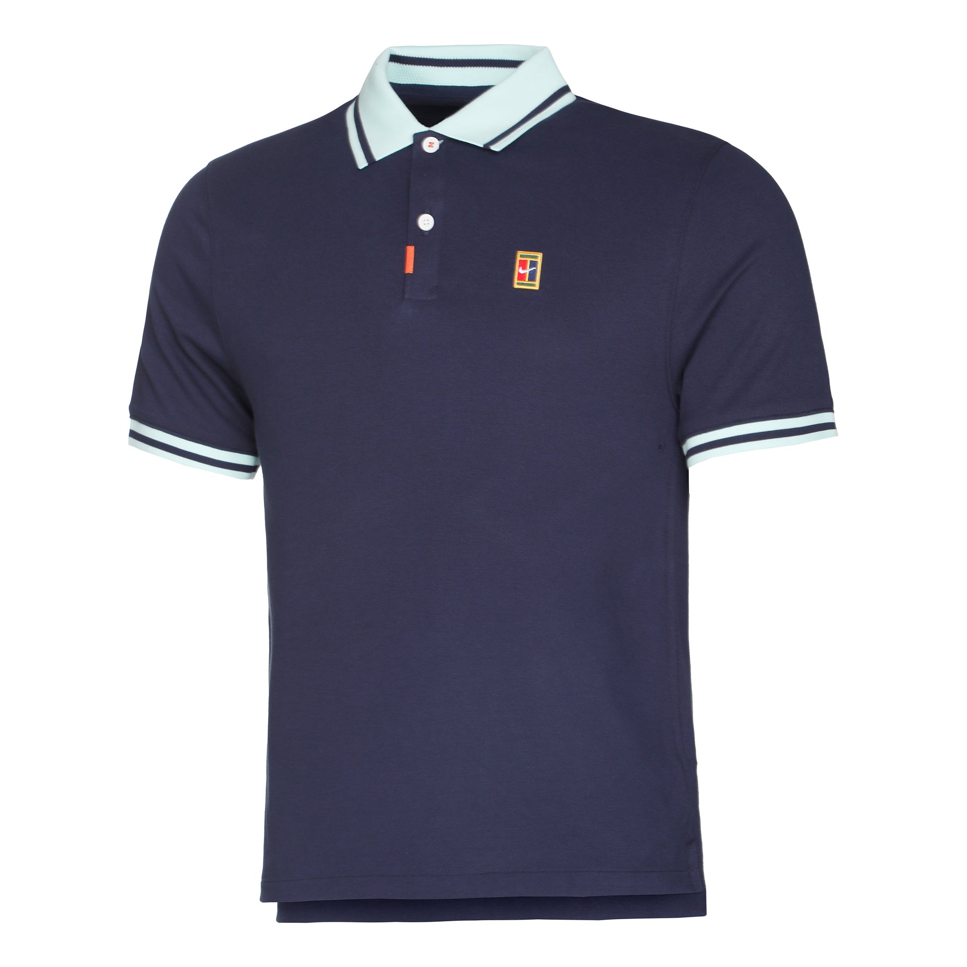 Nike Dri-Fit Heritage Slim 2 Polo Uomini - blu scuro, mint