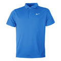 Dri-Fit Victory Court Solid Polo Uomini - blu, bianco