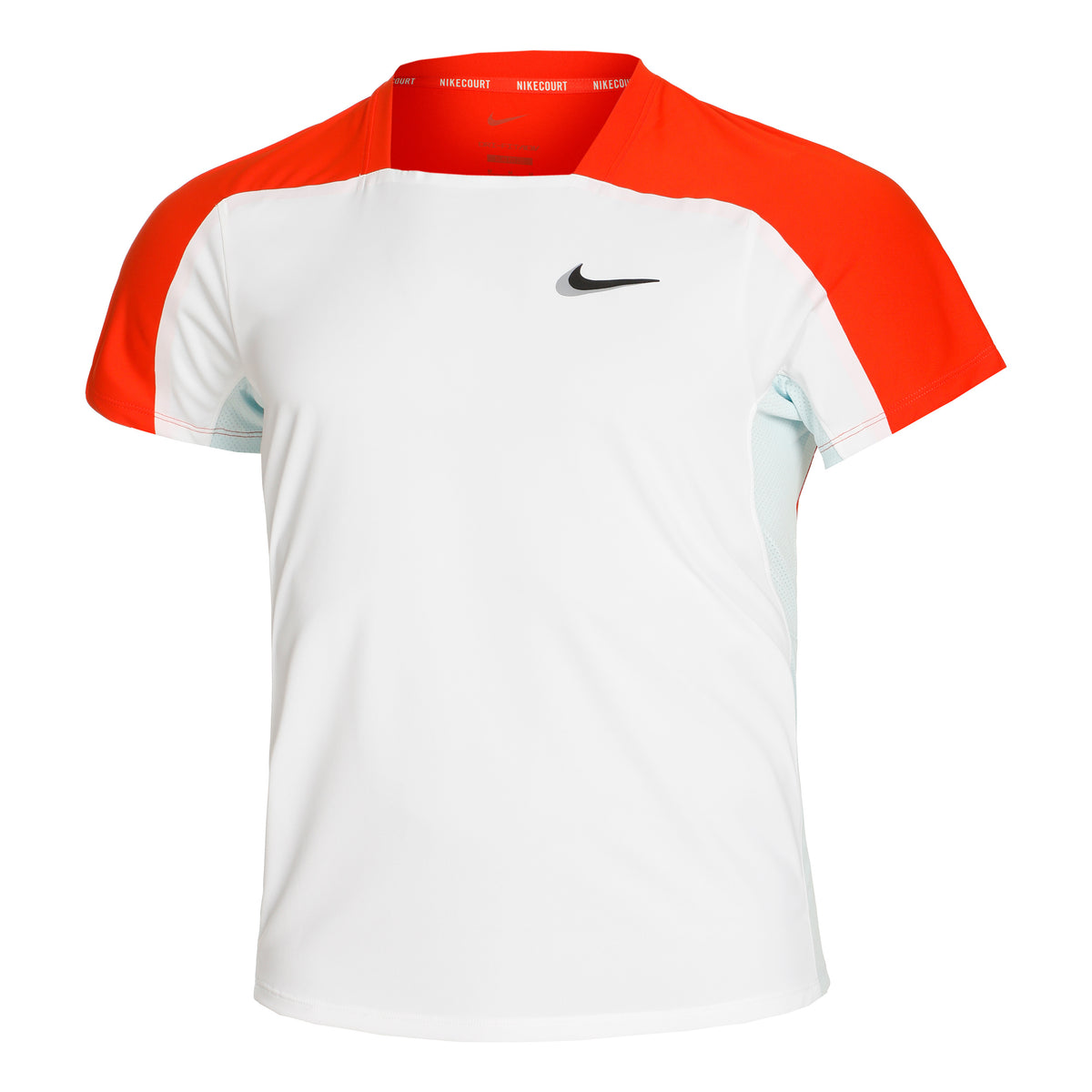 Nike Dri-Fit Slam Maglietta Uomini - bianco, arancione