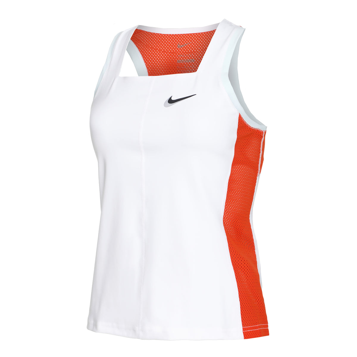 Nike Court Dri-Fit Slam Canottiera Donna-Bianco,Arancione