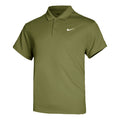 Dri-Fit Victory Court Solid Polo Uomini - verde, bianco