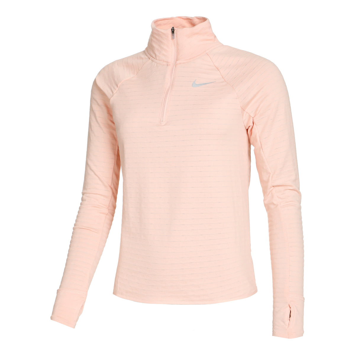 Nike Therma-Fit Element Half-Zip Top da corsa Donna - corallo, grigio