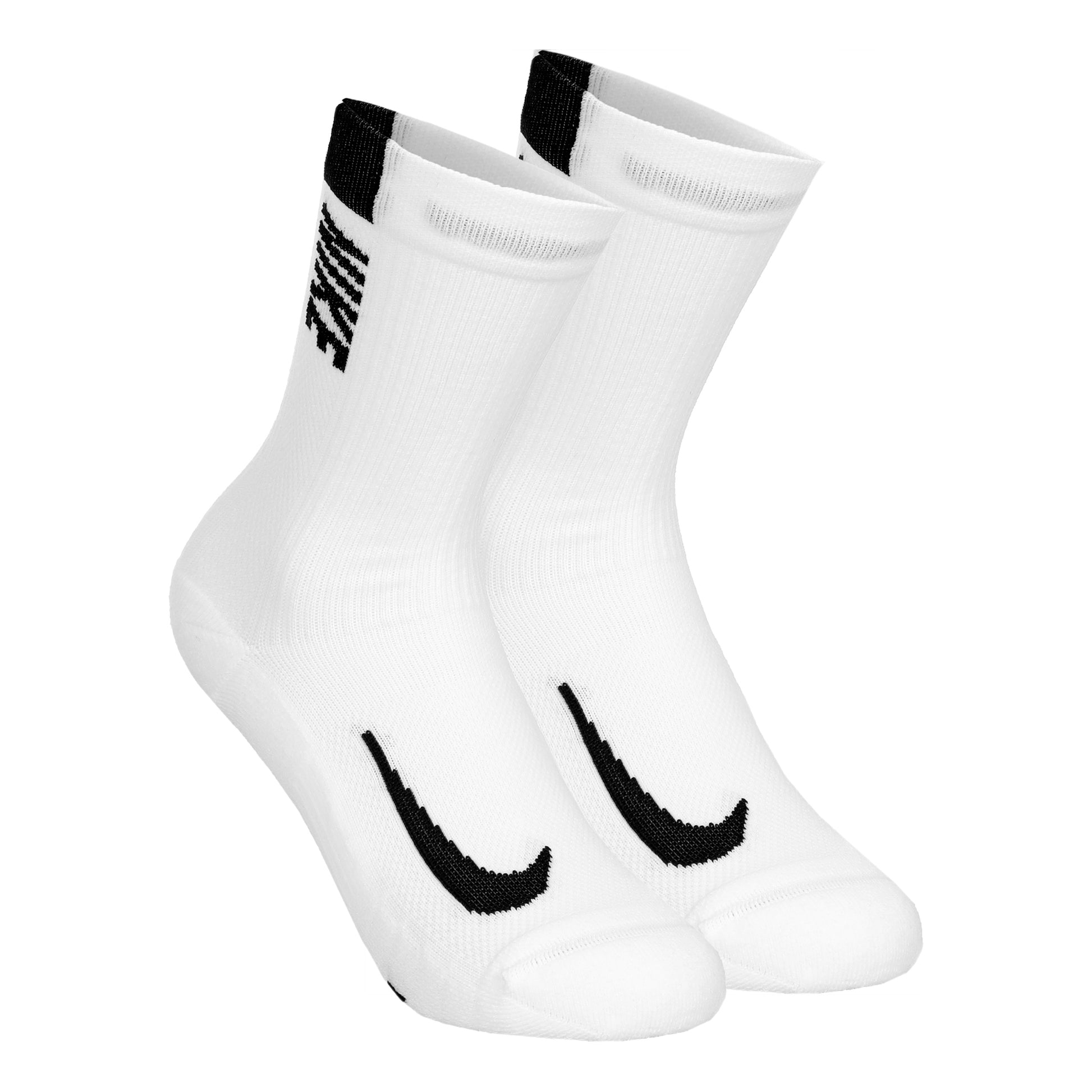 Nike Dri-Fit Multiplier Crew Calzini sportivi Confezione da 2 Unisex - bianco, nero