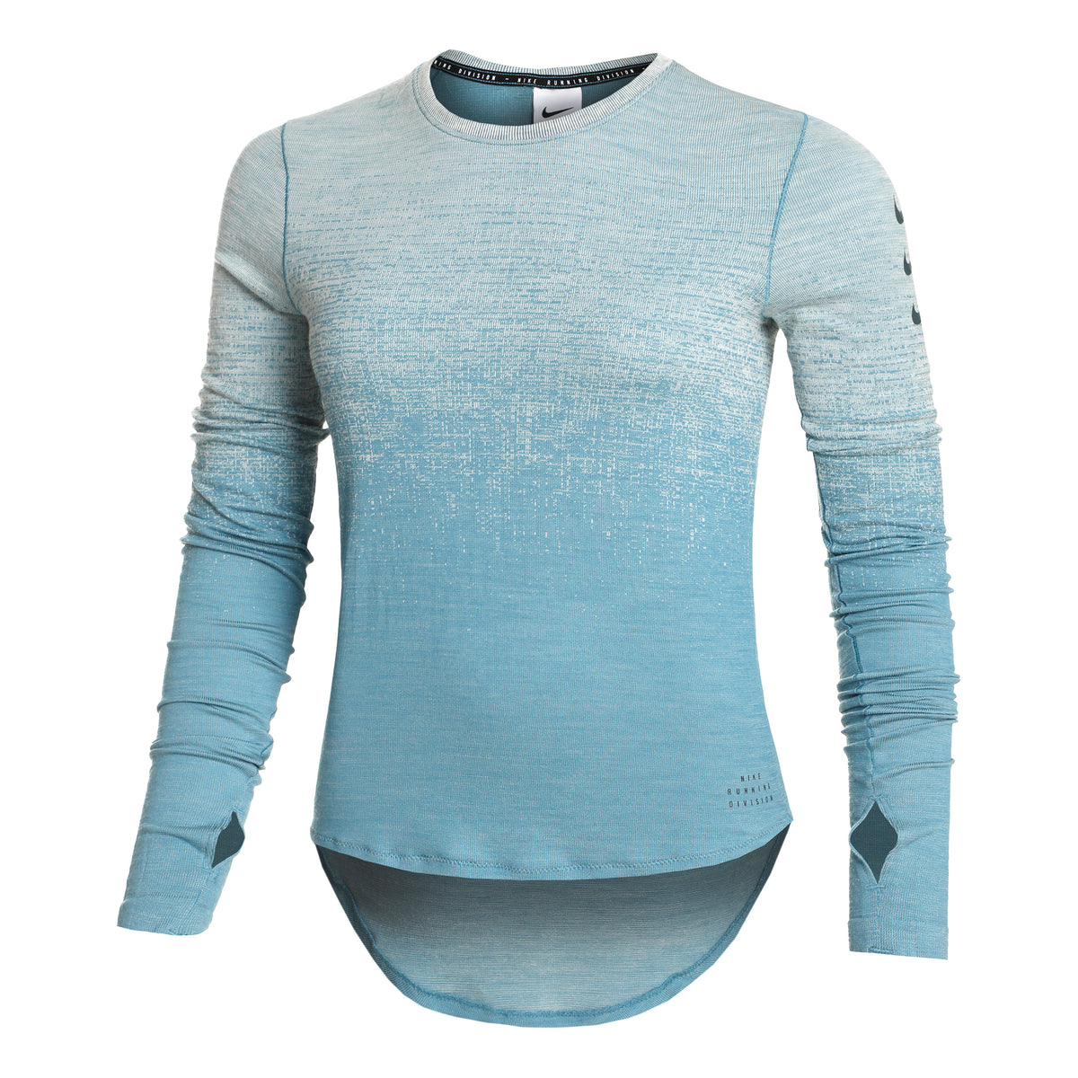 Nike Dri-Fit Run Division Top da corsa Donna - blu, grigio