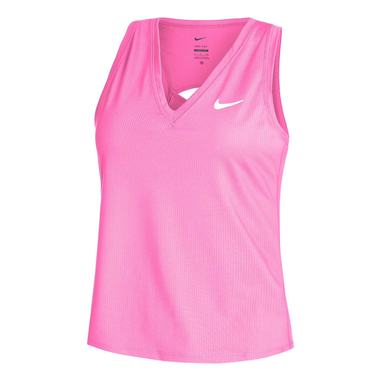 Nike Dri-Fit Victory Court Canottiera Donna - rosa, bianco