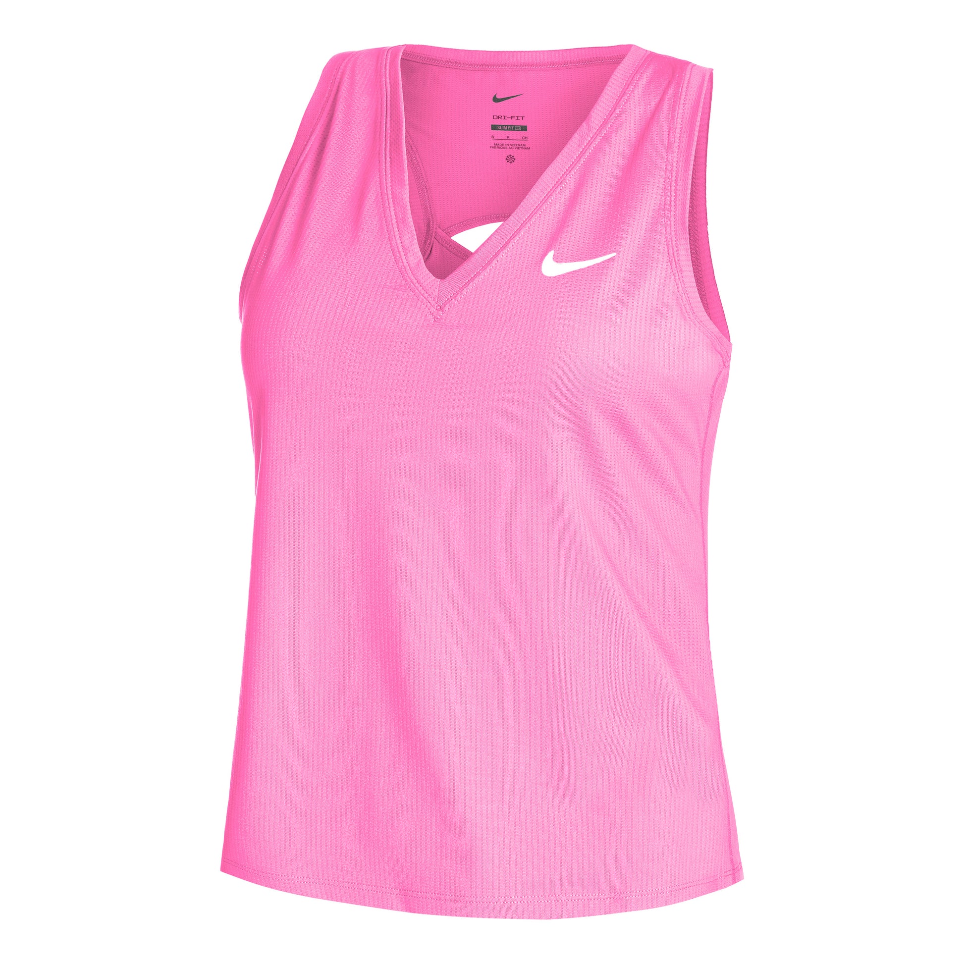 Nike Dri-Fit Victory Court Canottiera Donna - rosa, bianco