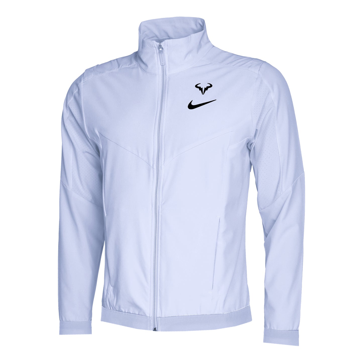 Nike Dri-Fit RAFA Court Giacca da allenamento Uomini - blu chiaro,