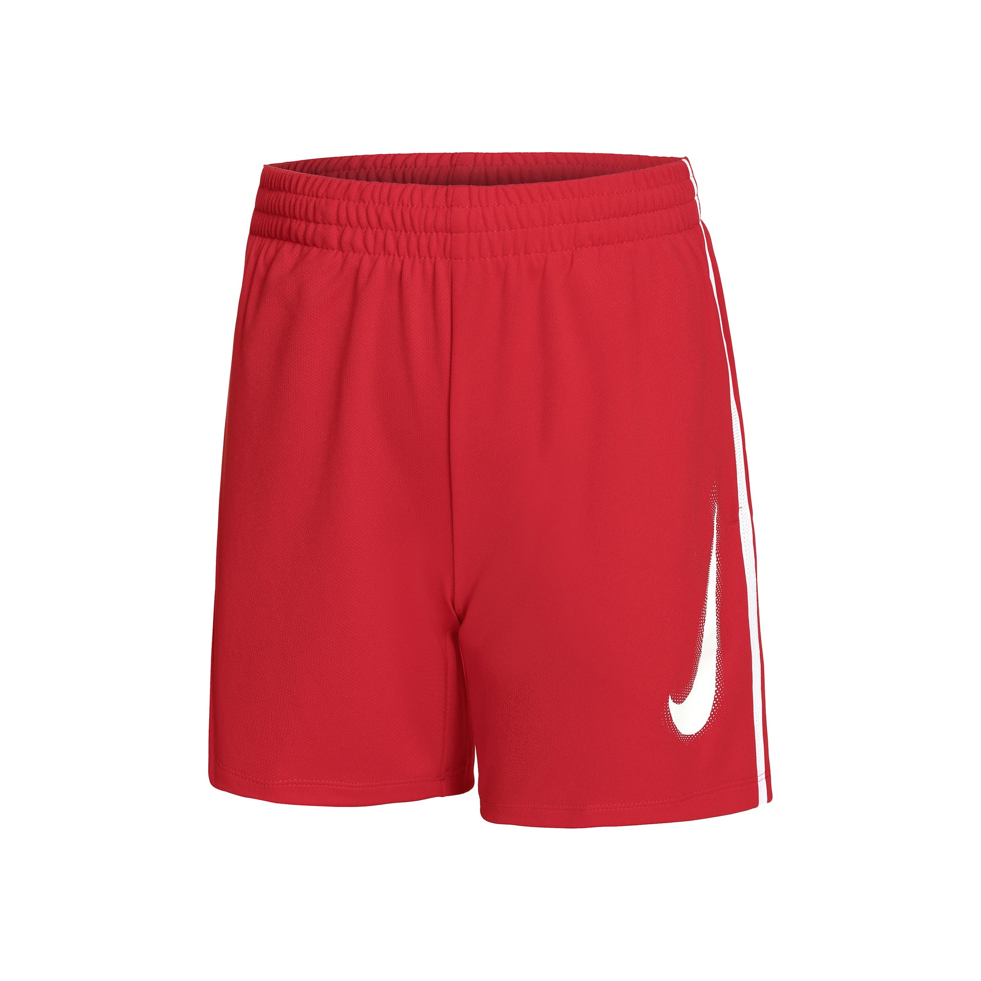 Nike Dri-Fit Graphic Pantaloncini Ragazzi-Rosso,Bianco
