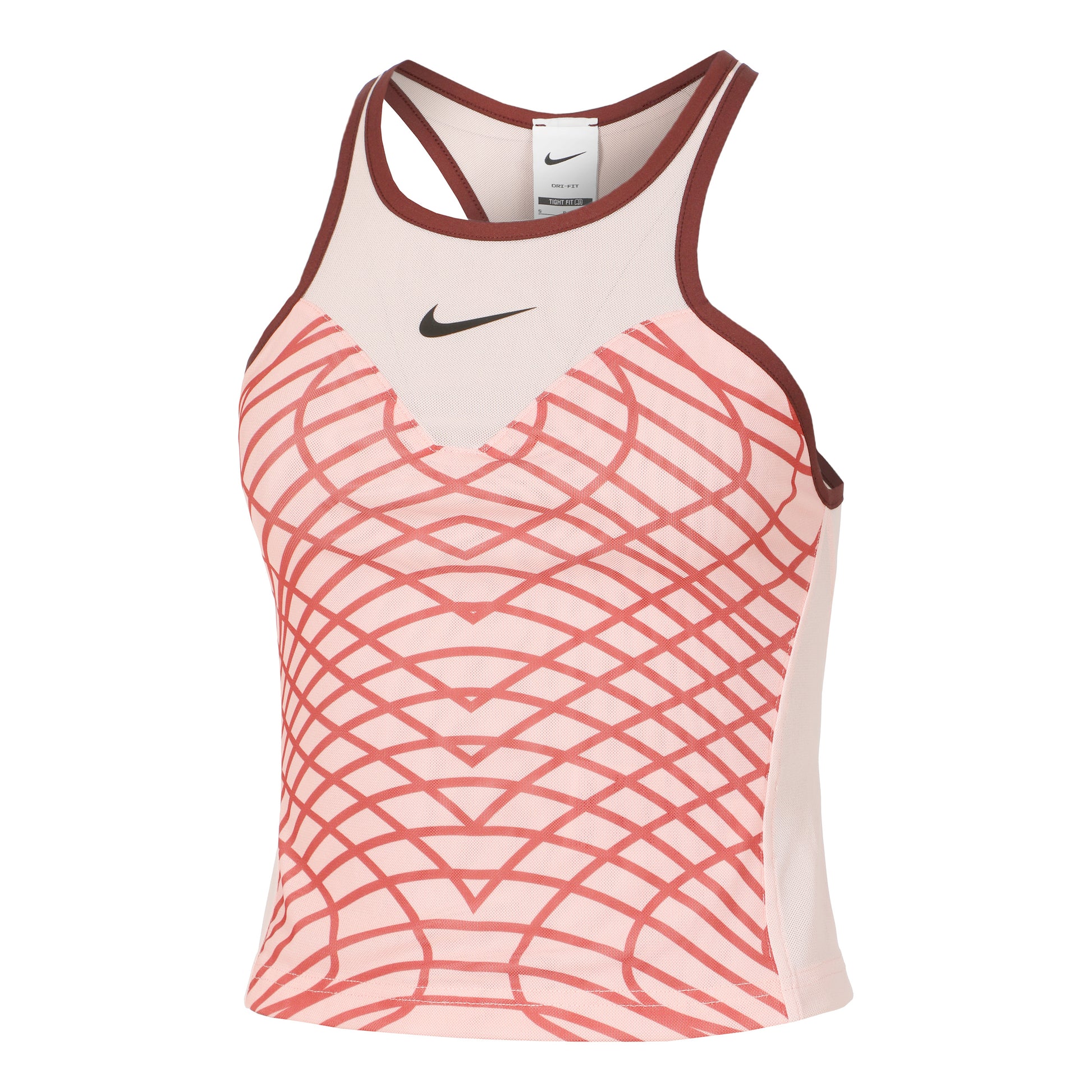 Nike Dri-Fit Court Slam RG Canottiera Donna - rosa, corallo