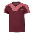 Dri-Fit Court Slim UL RG Polo Uomini - rosso scuro, rosa antico