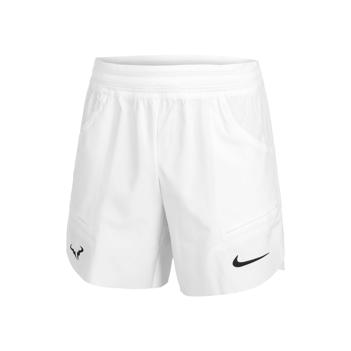 Nike Dri-Fit RAFA MNK 7in Pantaloncini Uomini-Bianco,Nero