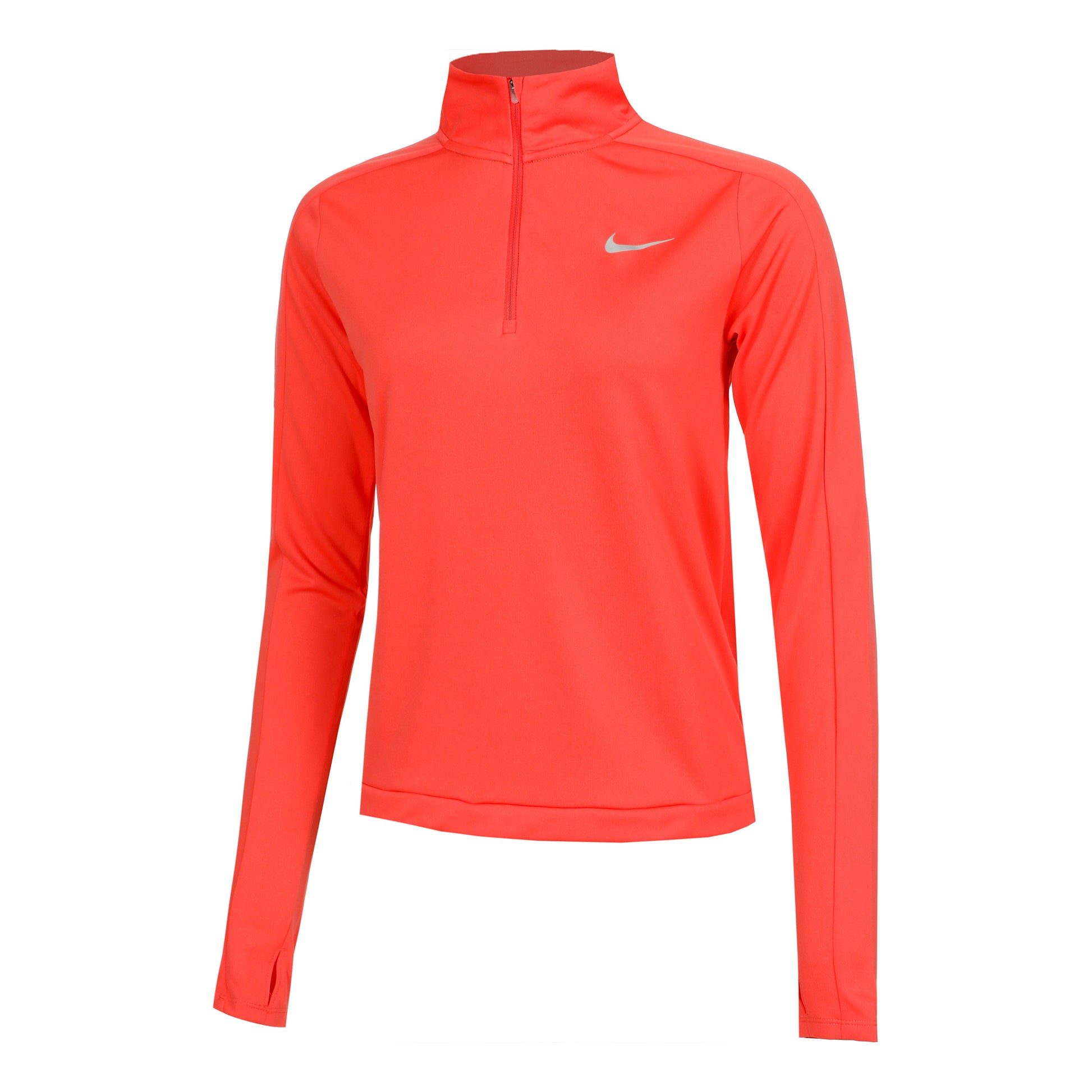 Nike Dri-Fit Pacer 1/4-Zip Manica lunga Donna - corallo,