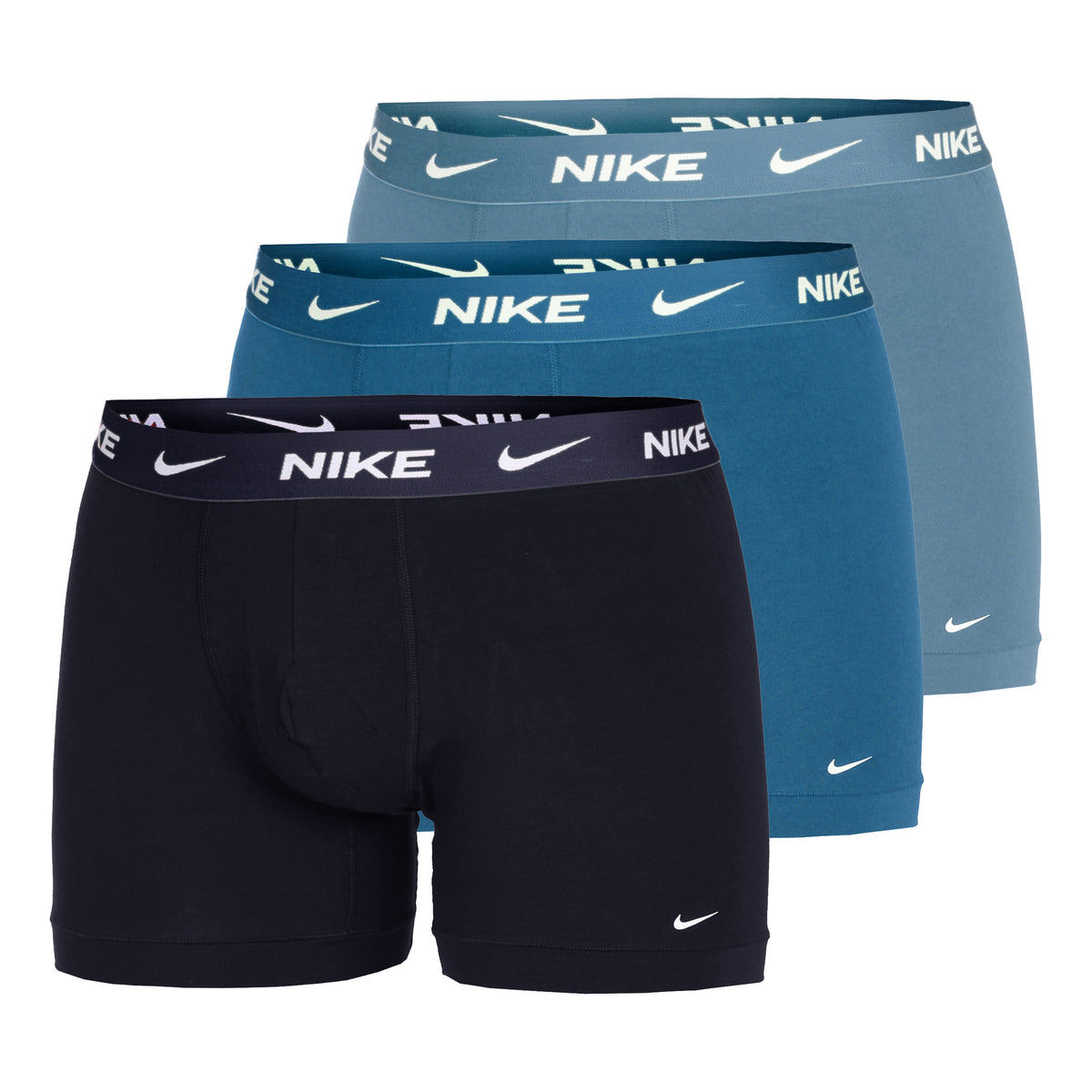Nike Essential Micro Brief Boxer Confezione da 3 Uomini - blu, multicolore