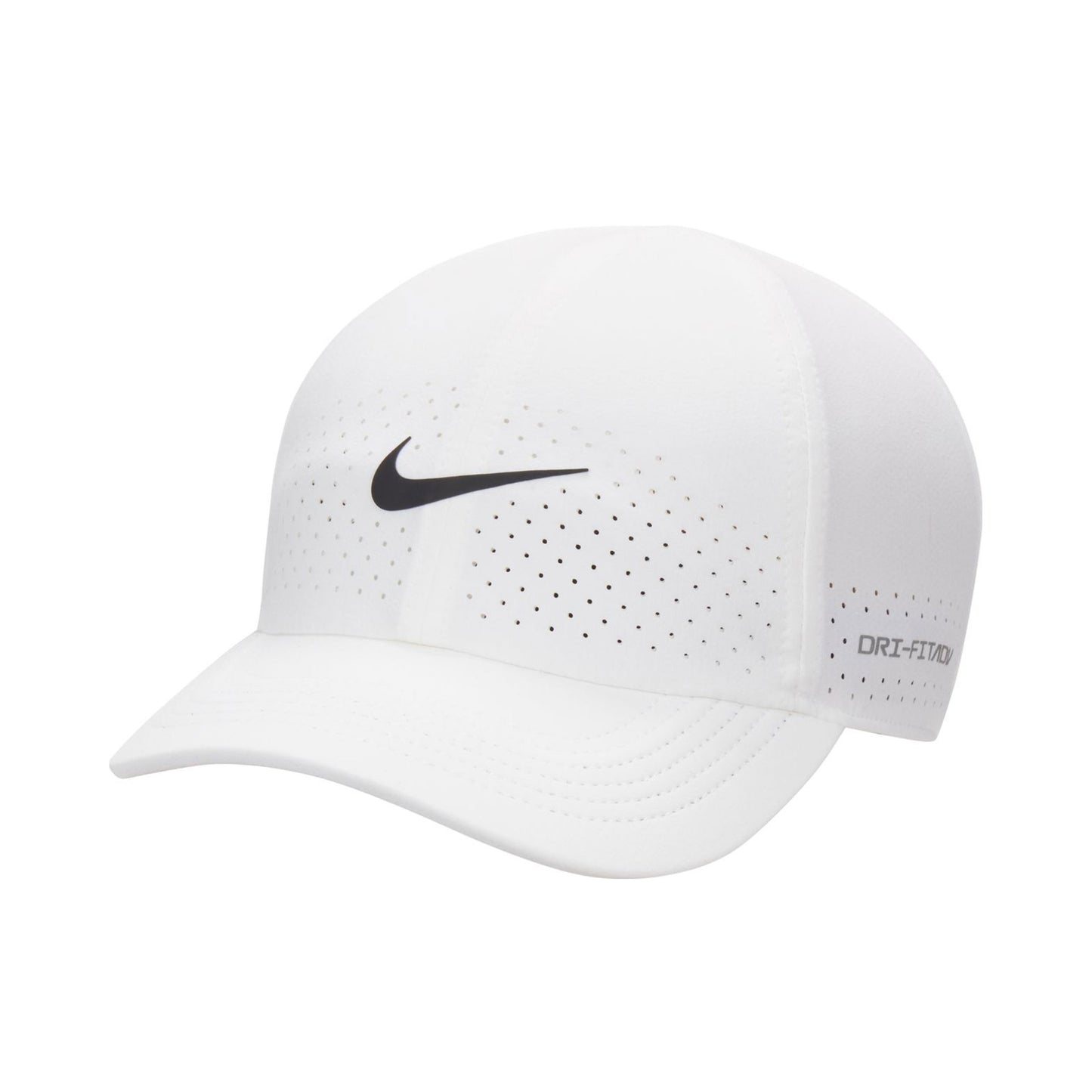 Nike Dri-Fit Advantage Club Cappellino Unisex-bianco, nero