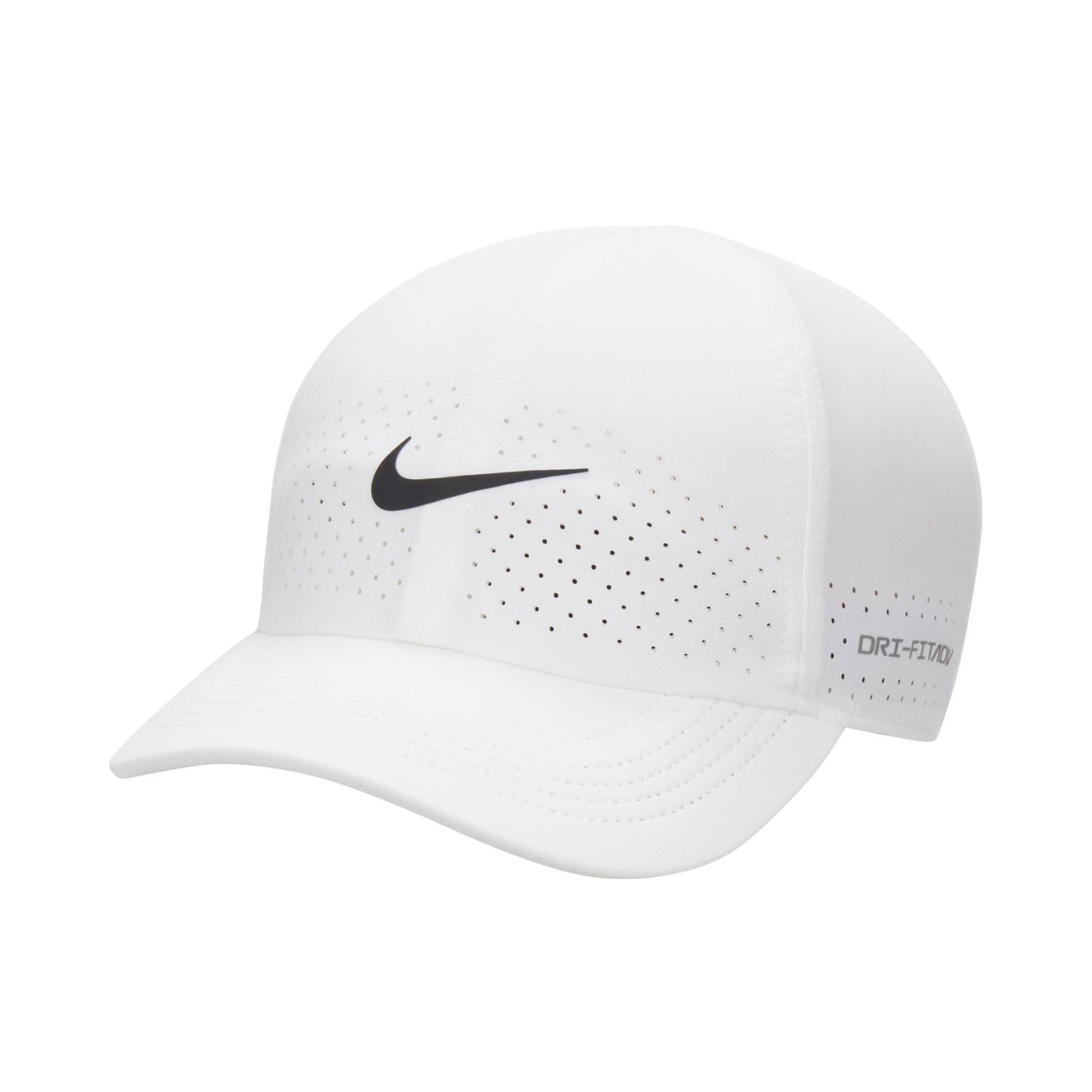 Nike Dri-Fit Advantage Club Cappellino Unisex-bianco, nero