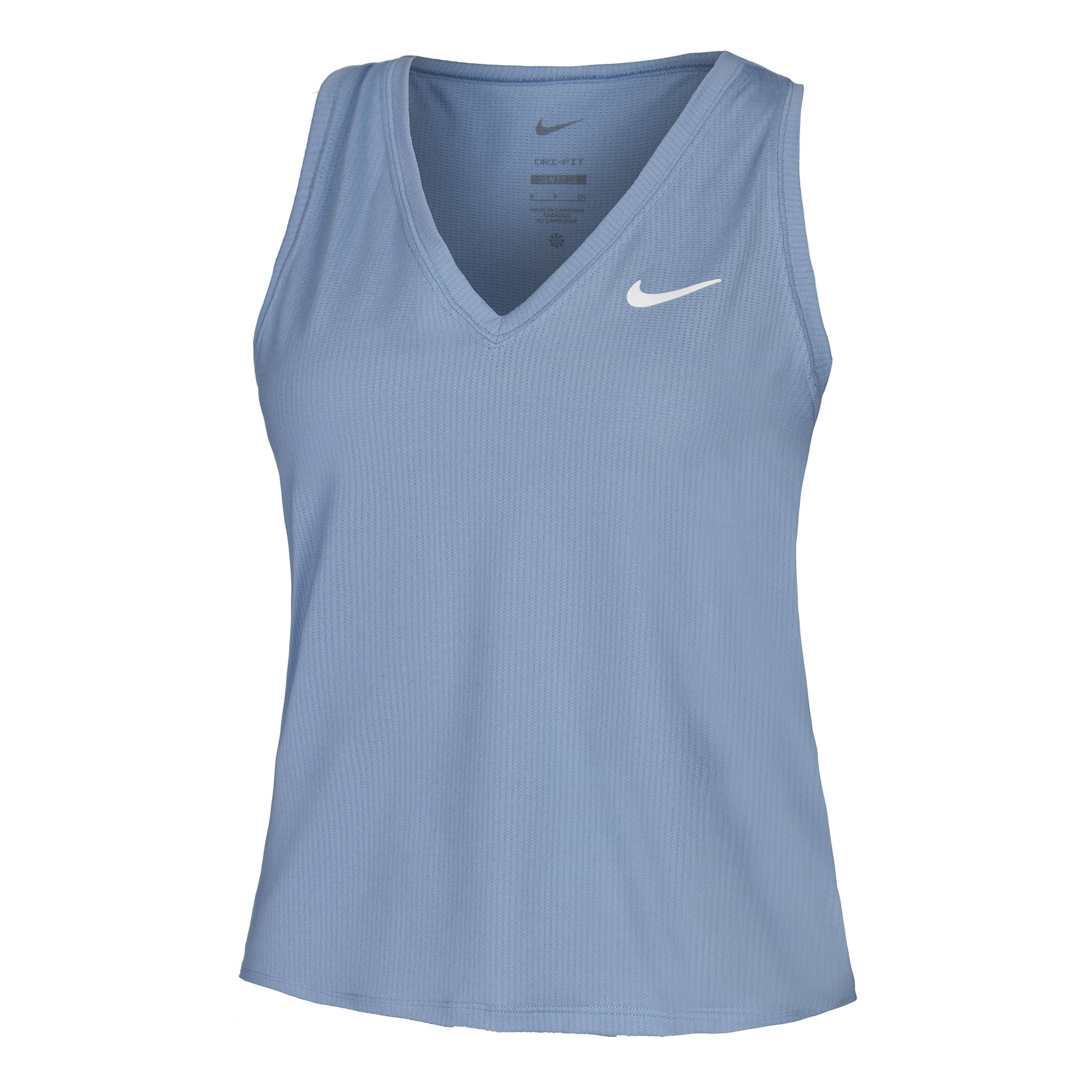 Nike Dri-Fit Victory Court Canottiera Donna - grigio-blu,
