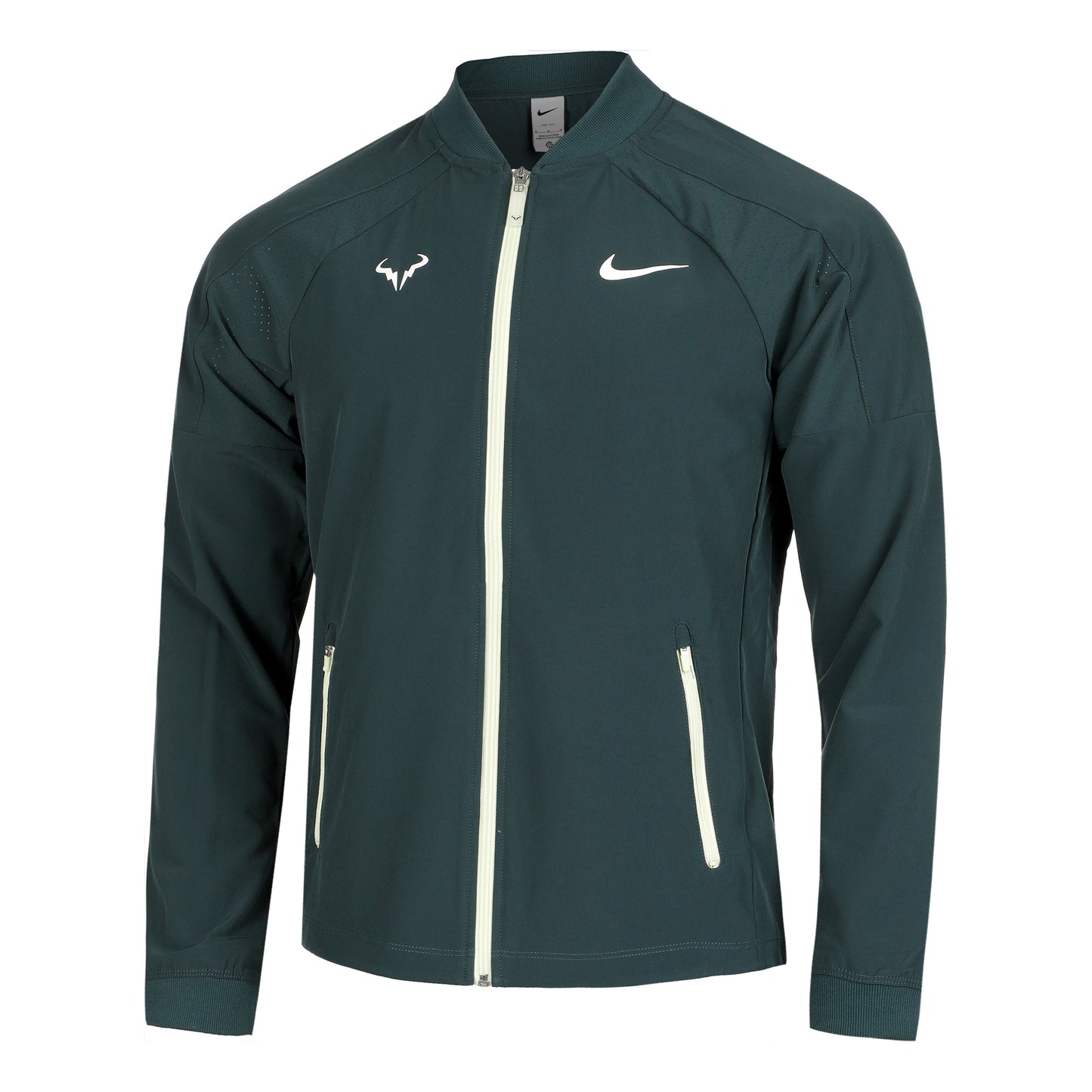 Nike Dri-Fit RAFA MNK Giacca da allenamento Uomini - verde scuro,