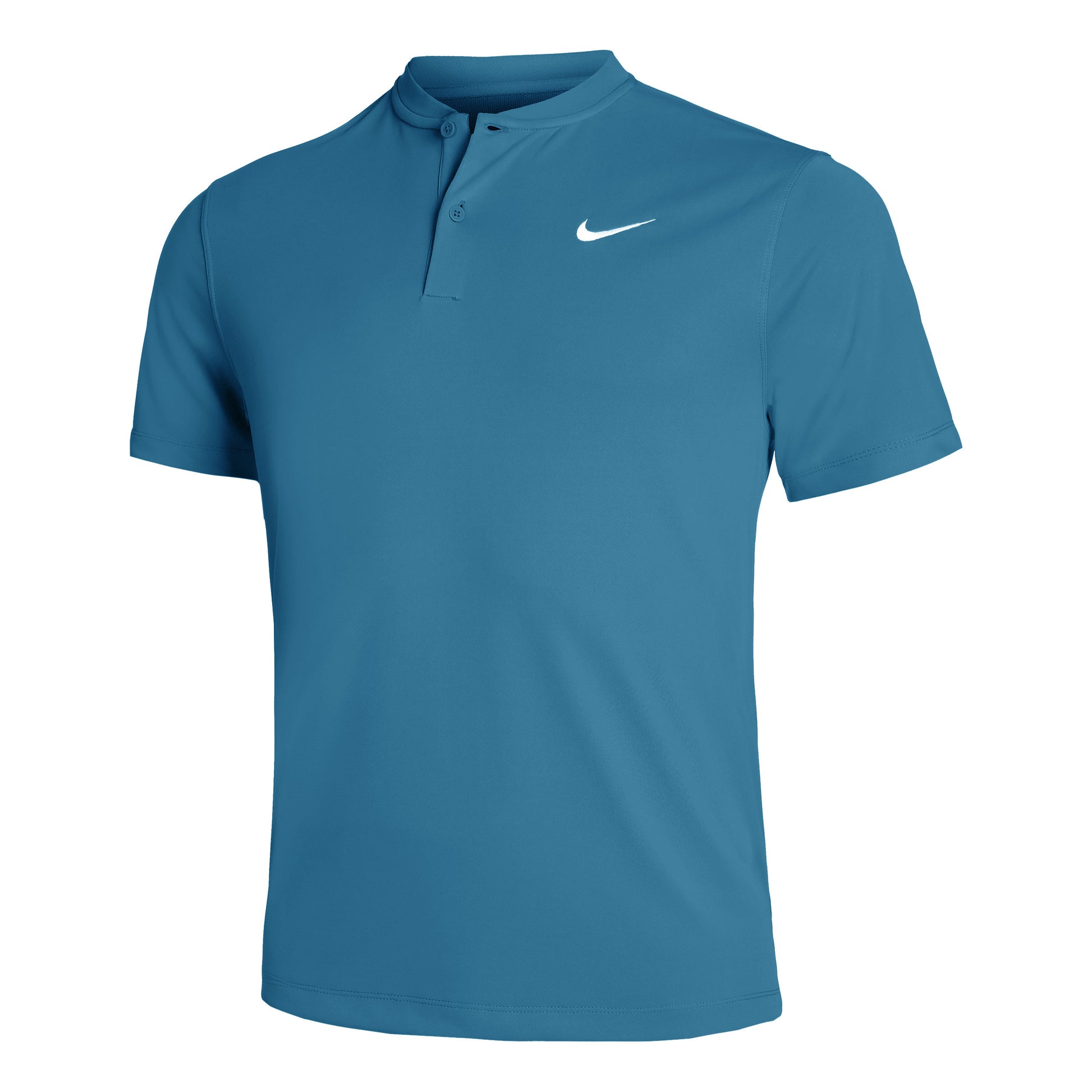 Nike Dri-Fit Court Blade Solid Polo Uomini - color petrolio,