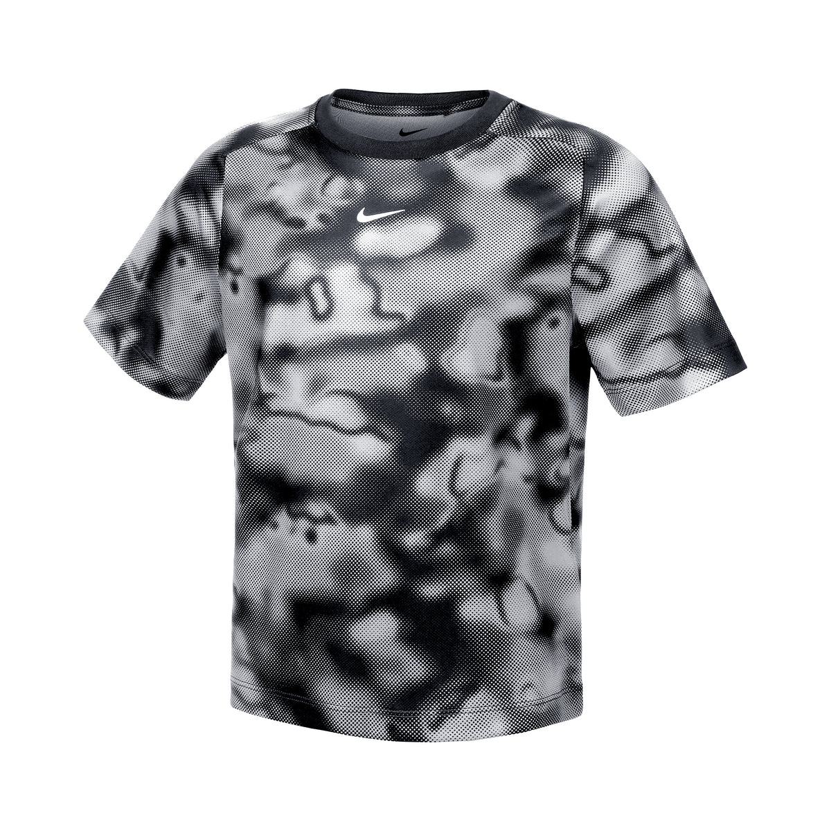 Nike Dri-Fit Printed Maglietta Ragazzi - nero, bianco
