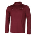Dri-FIT Element Flash Half-Zip Camicia da corsa Uomini - rosso, argento